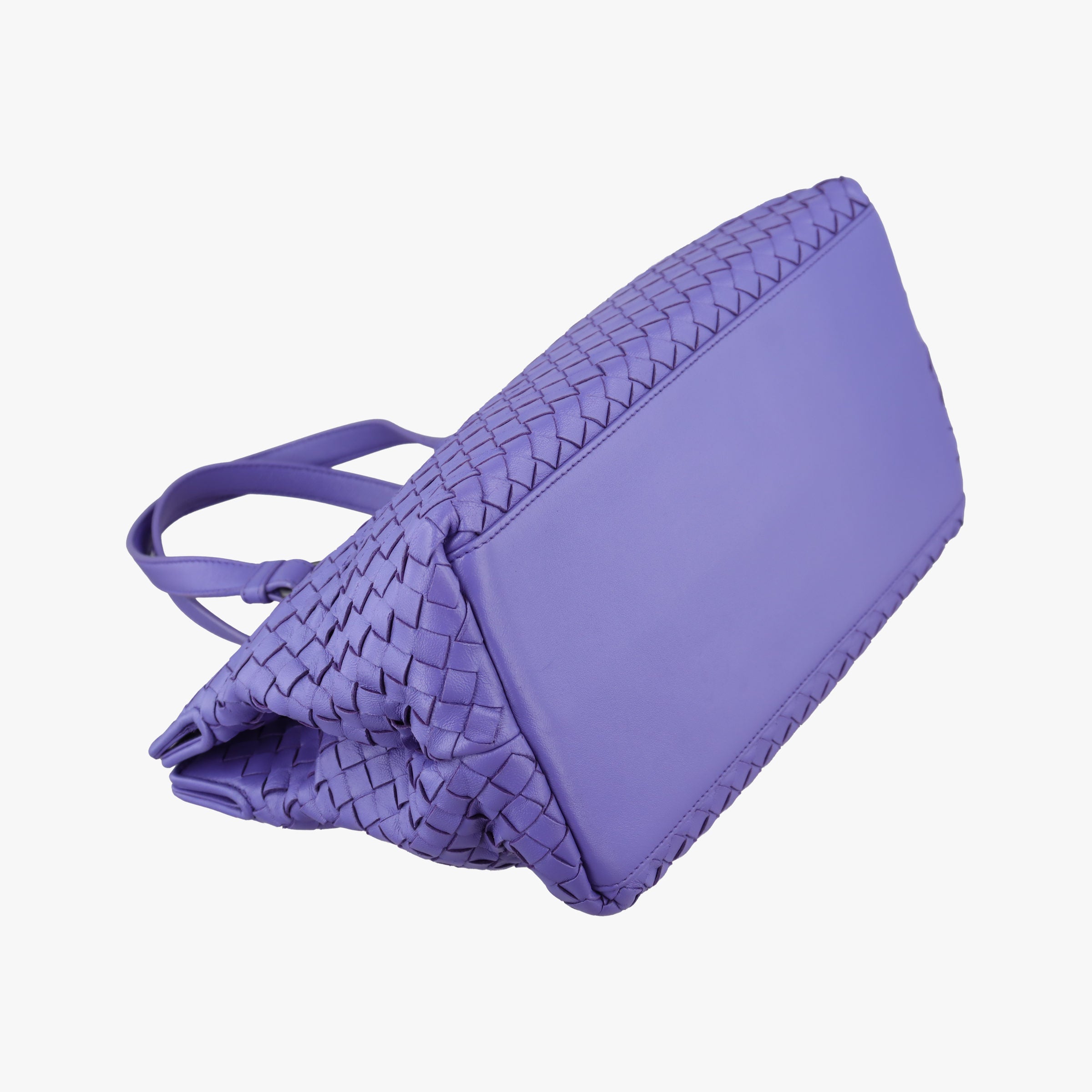 Secondhand Bottega Veneta Intrecciato Purple lambskin  shoulderbag | stylenewstar