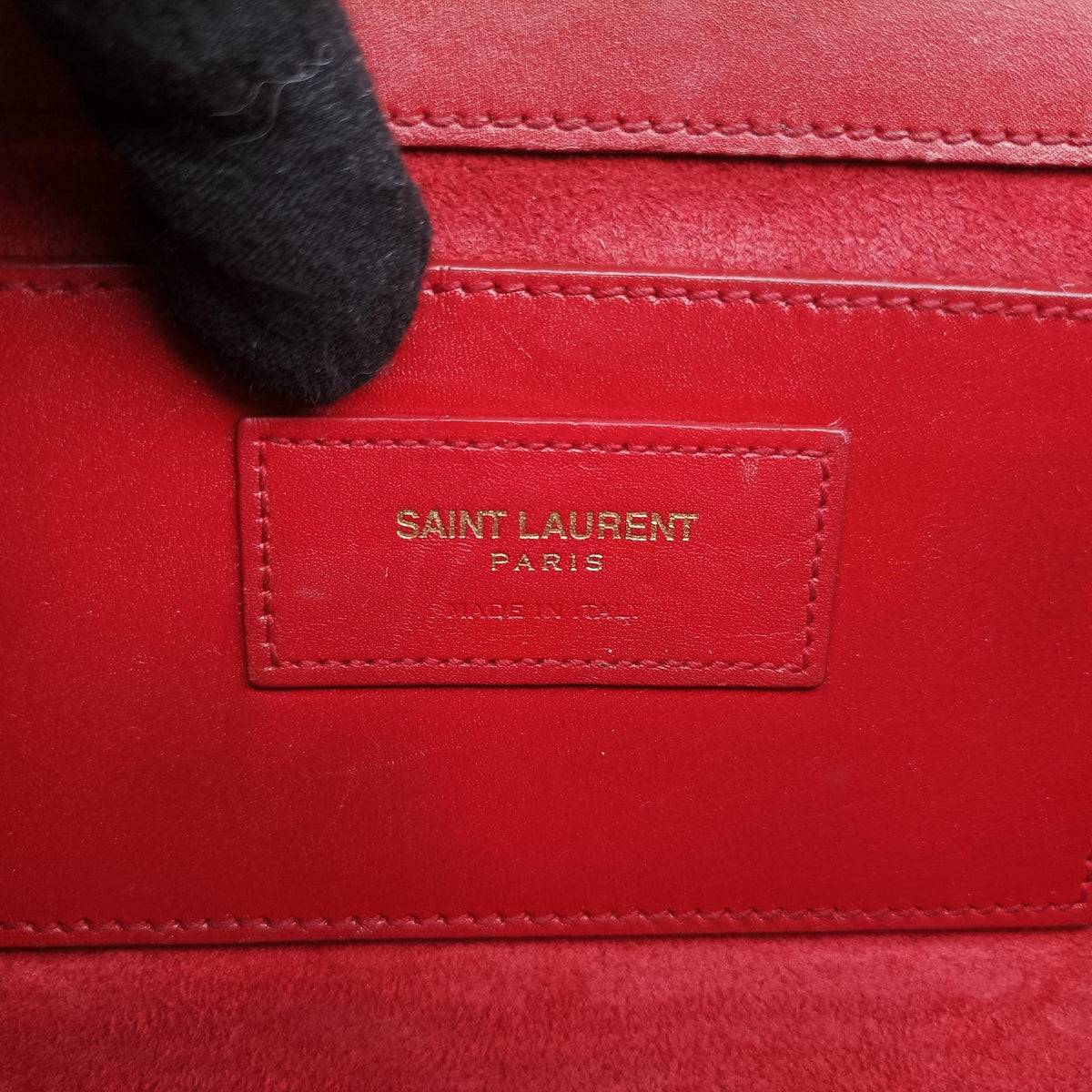 Pre-owned Yves Saint Laurent KATE Red Leather 354120 shoulderbag | stylenewstar