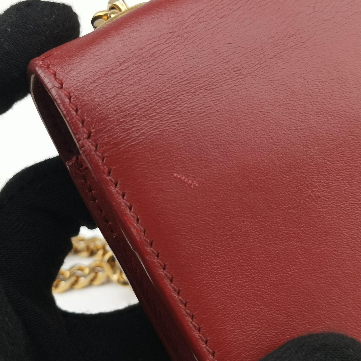 Pre-owned Yves Saint Laurent KATE Red Leather 354120 shoulderbag | stylenewstar