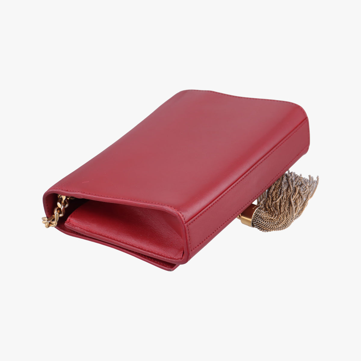 Pre-owned Yves Saint Laurent KATE Red Leather 354120 shoulderbag | stylenewstar