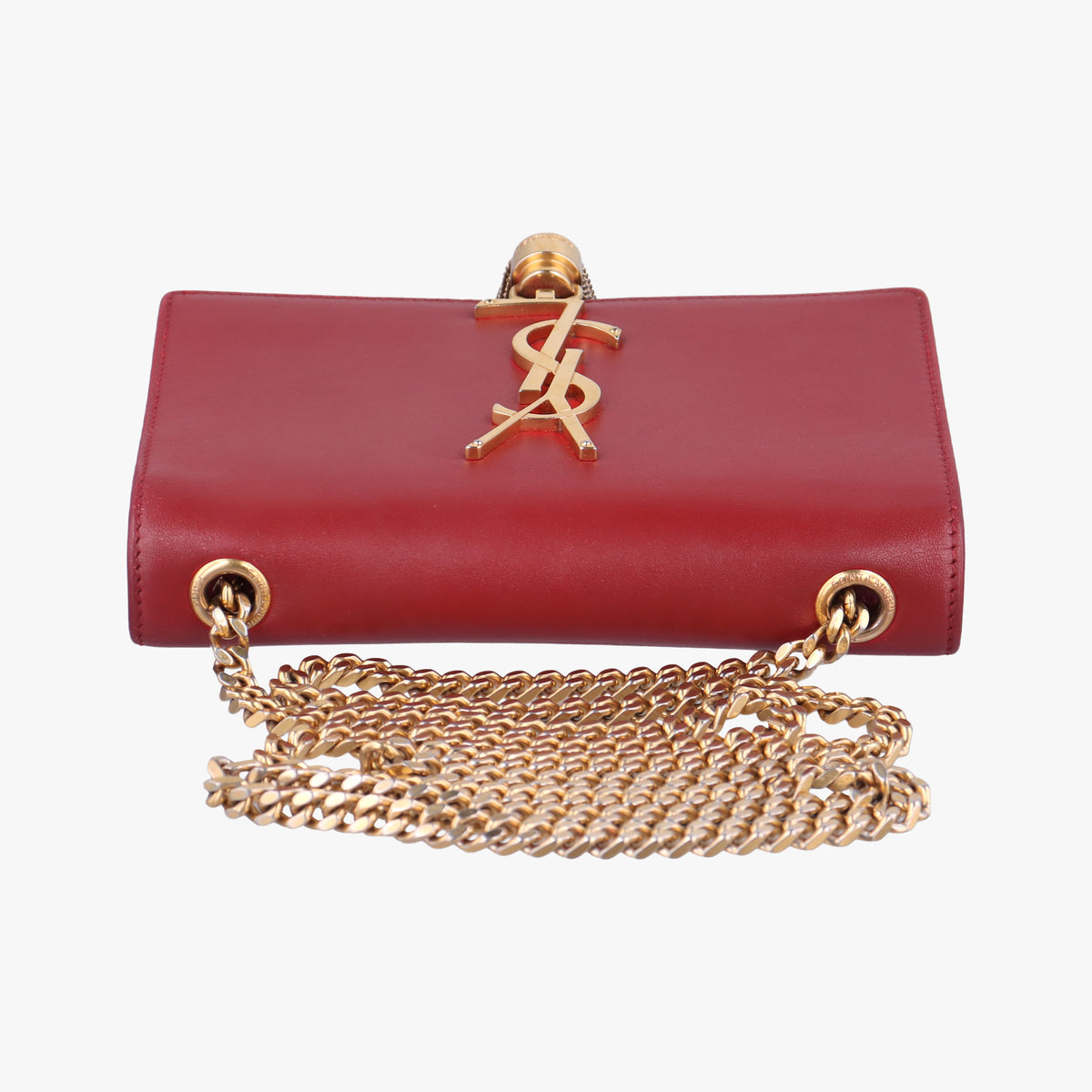 Pre-owned Yves Saint Laurent KATE Red Leather 354120 shoulderbag | stylenewstar