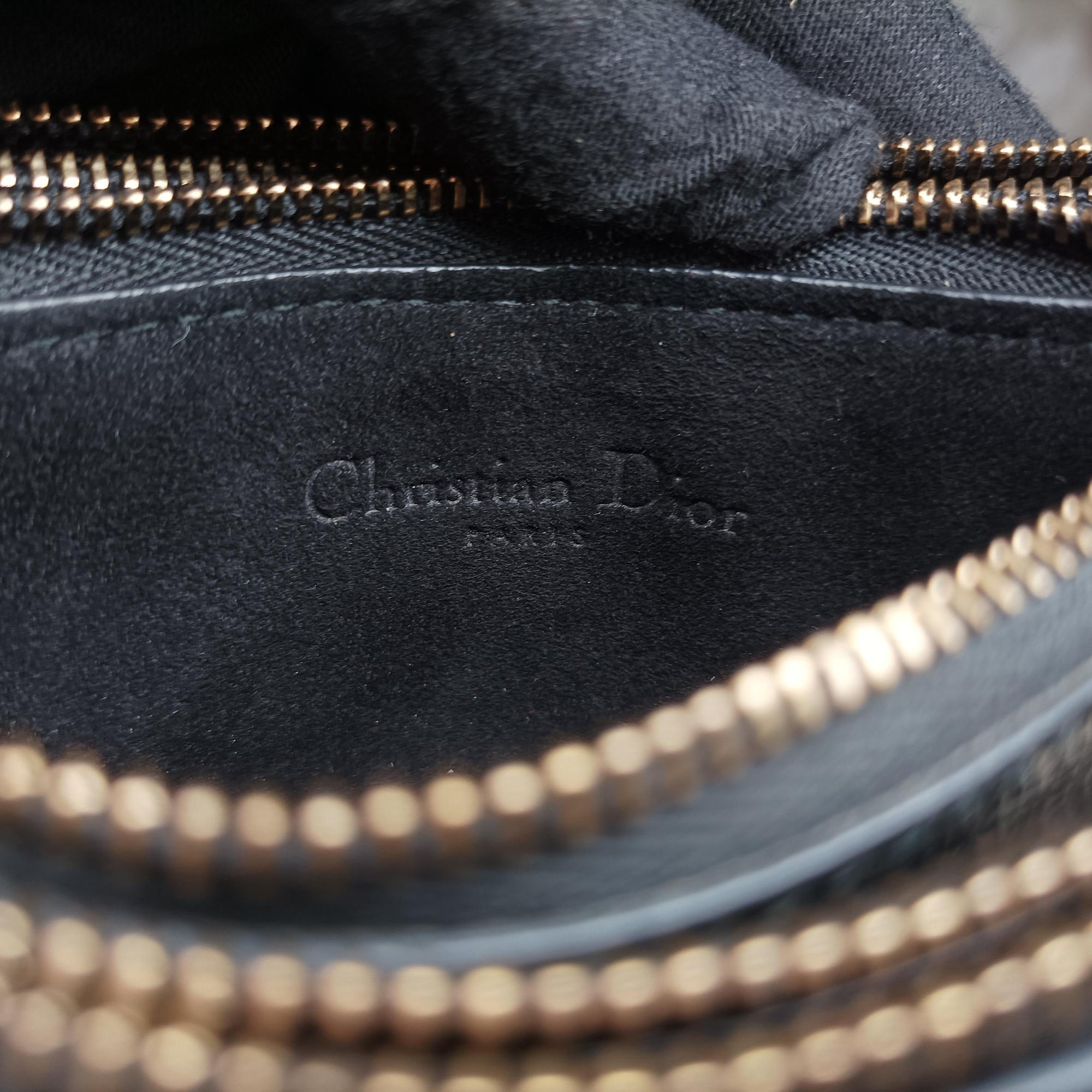 Pre-owned Christian Dior Saddle Black Leather  shoulderbag | stylenewstar