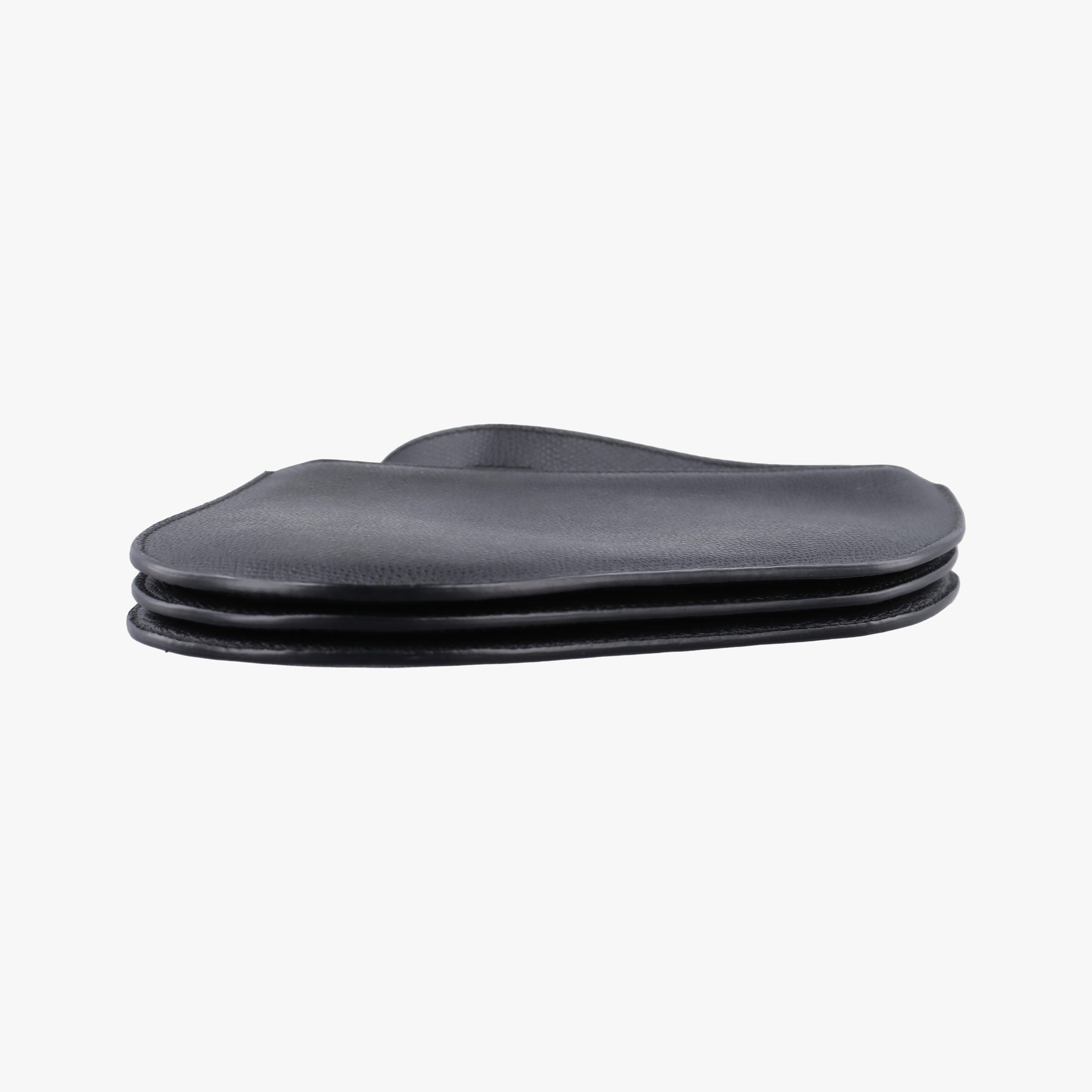 Pre-owned Christian Dior Saddle Black Leather  shoulderbag | stylenewstar
