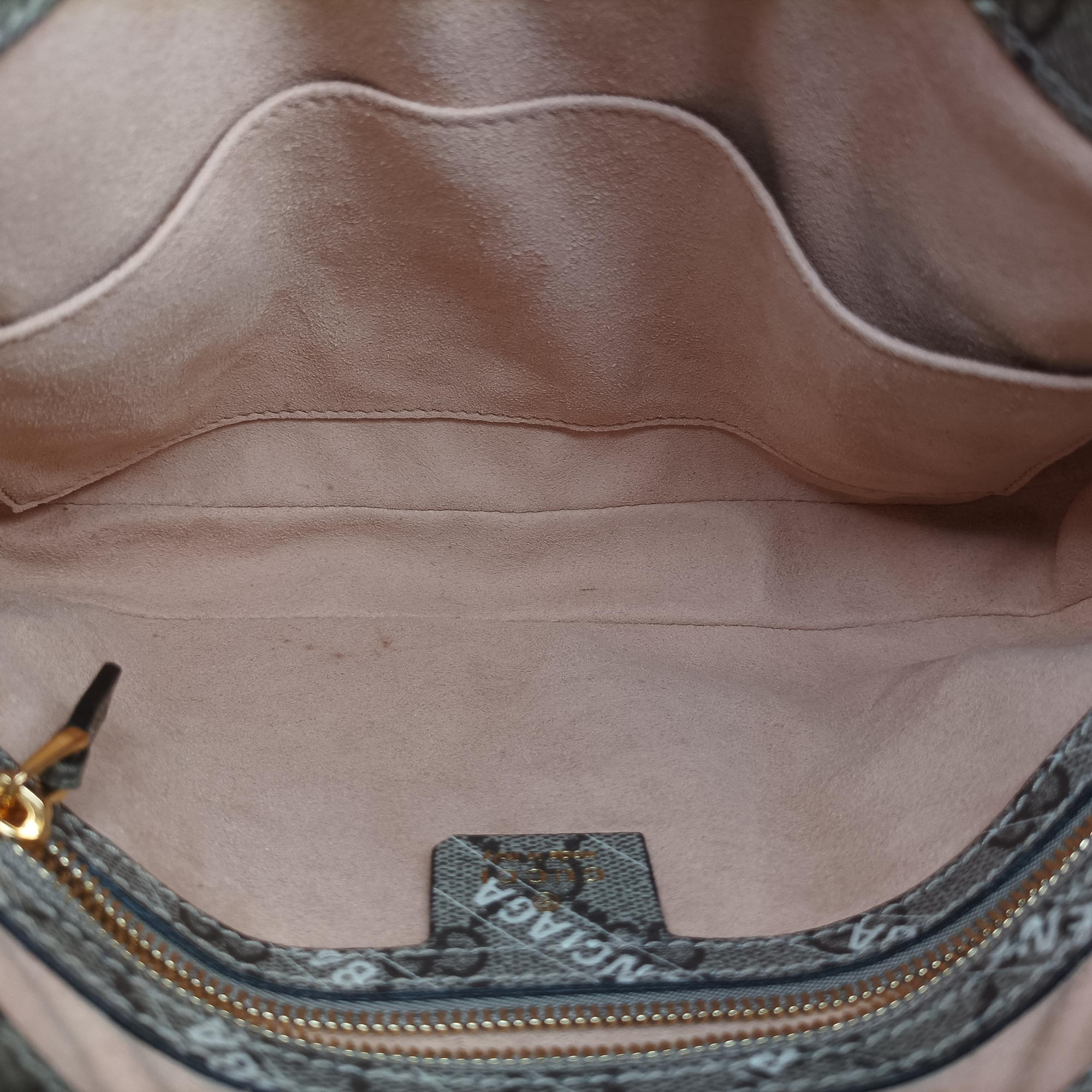 Pre-owned Gucci Balenciaga collaboration The Hacker Project Jackie 1961 beige×red×green PVC coated canvas 636706 shoulderbag | stylenewstar