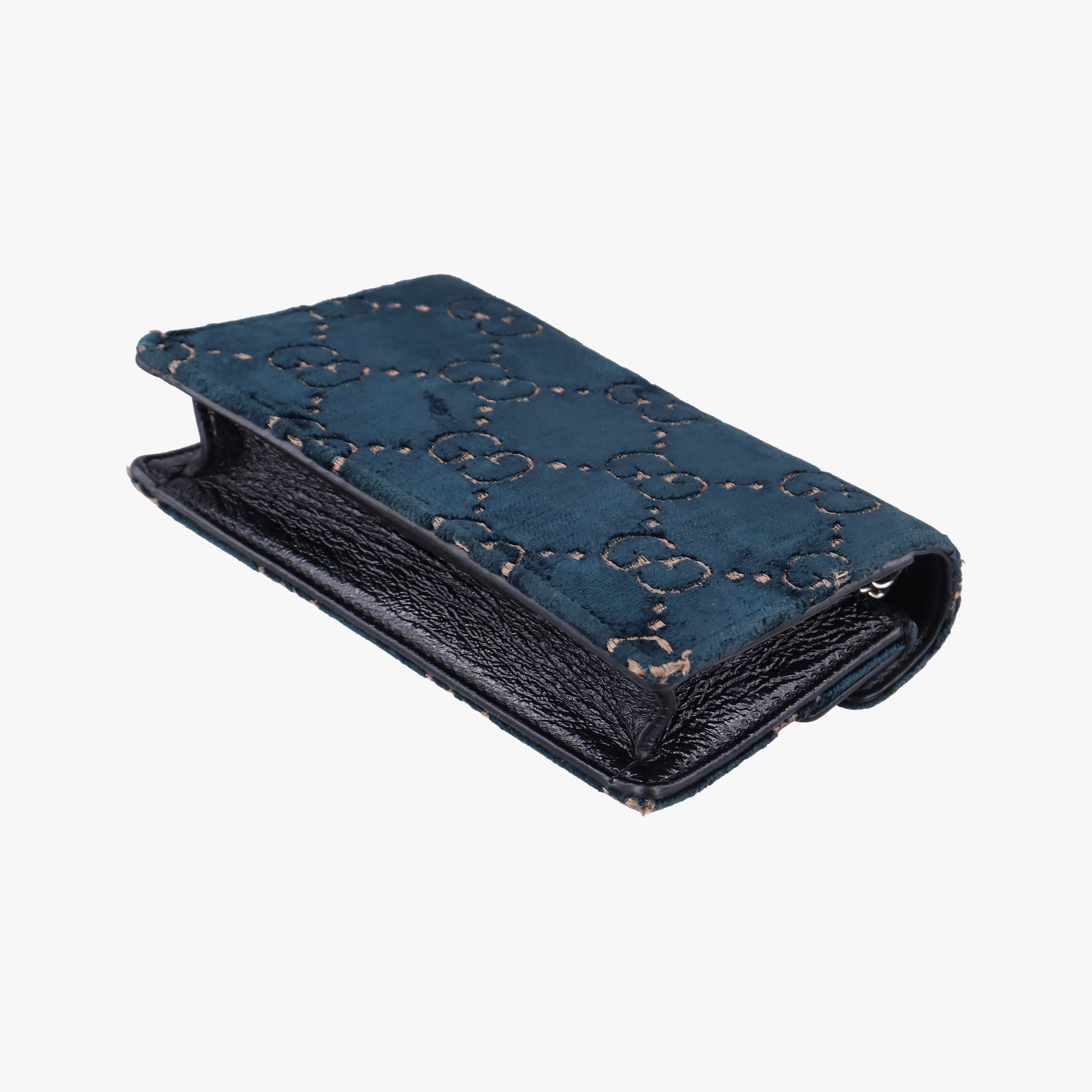Pre-owned Gucci Dionysus Navy×Black velour 476432 shoulderbag | stylenewstar