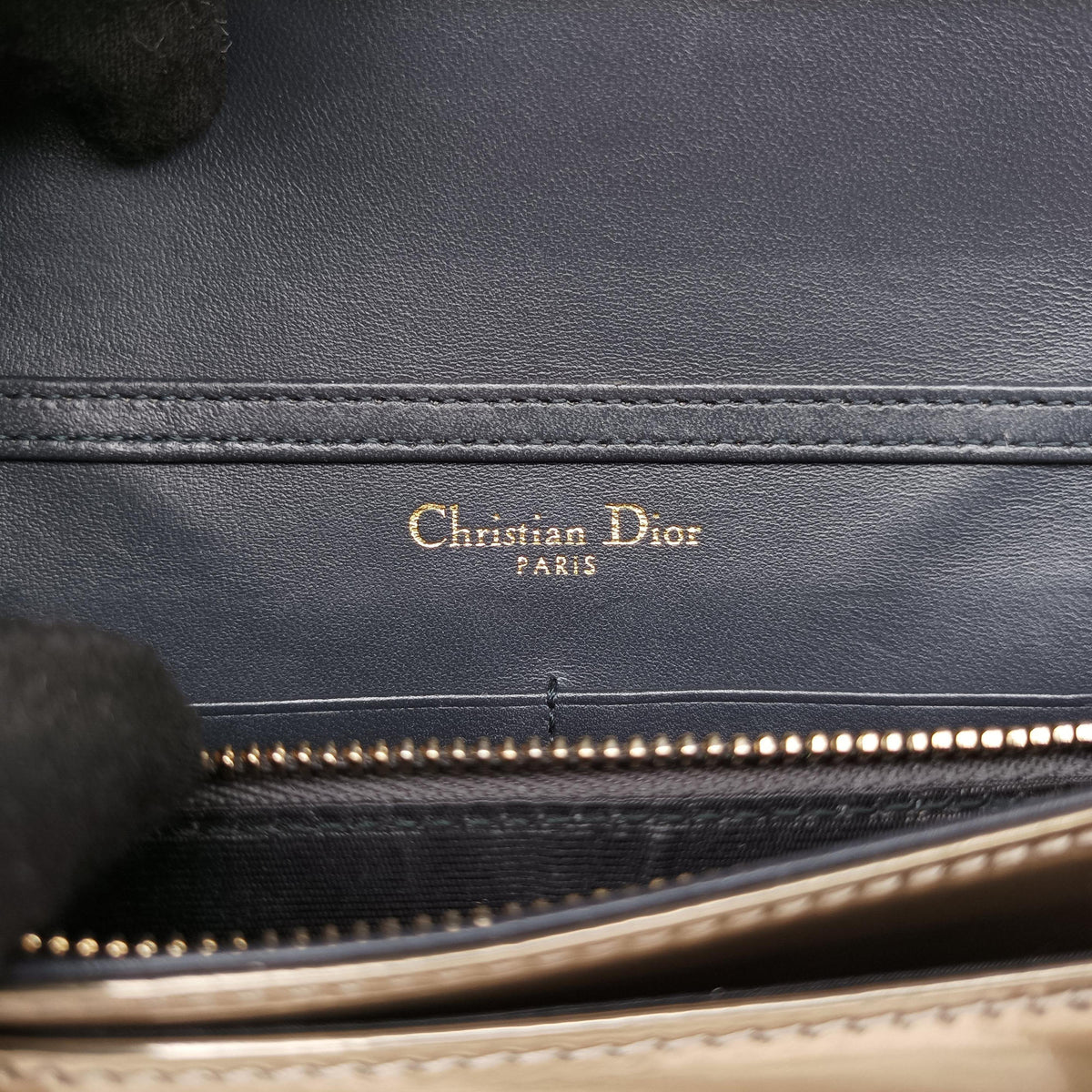 Pre-owned Christian Dior Diorama Golden leather  shoulderbag | stylenewstar