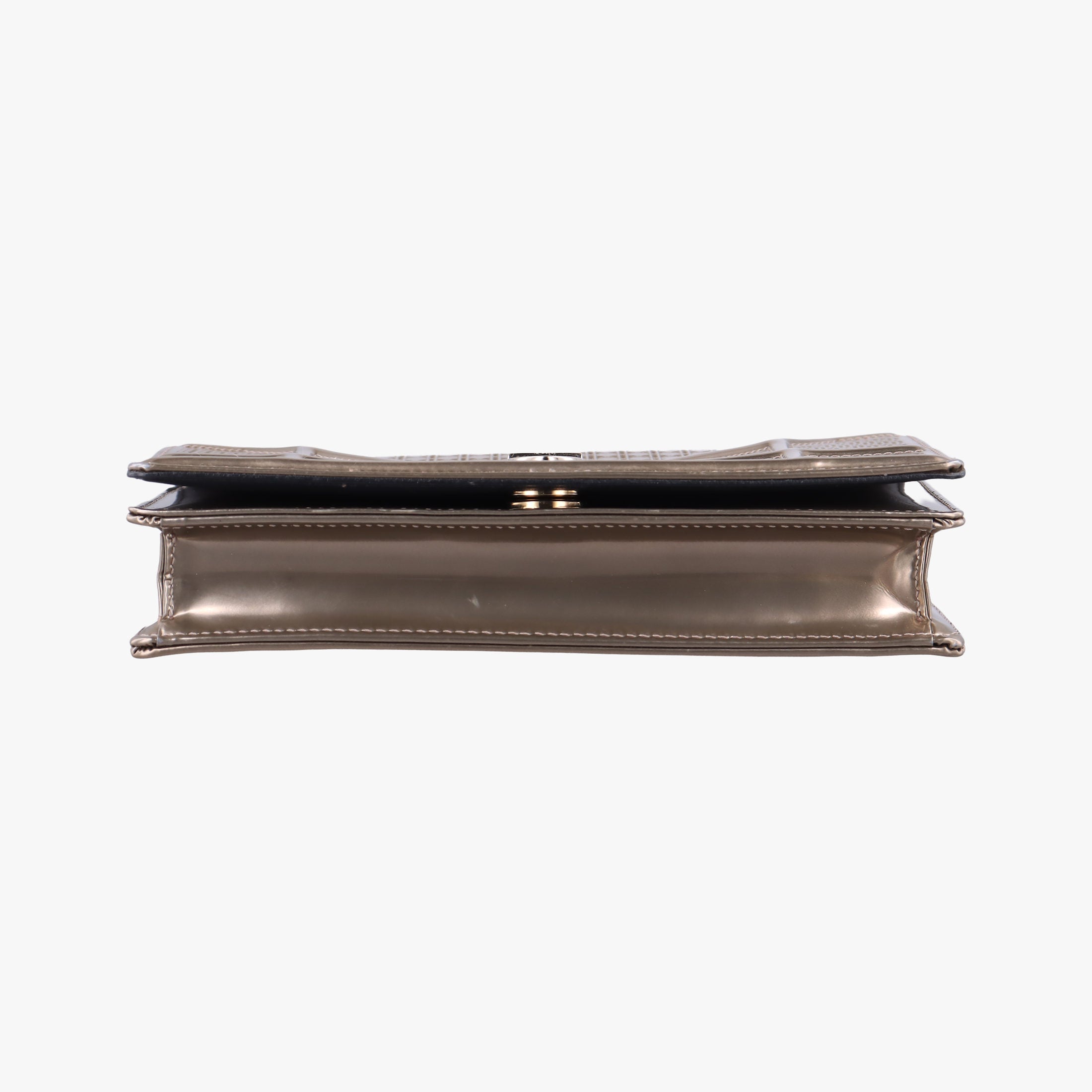 Pre-owned Christian Dior Diorama Golden leather  shoulderbag | stylenewstar
