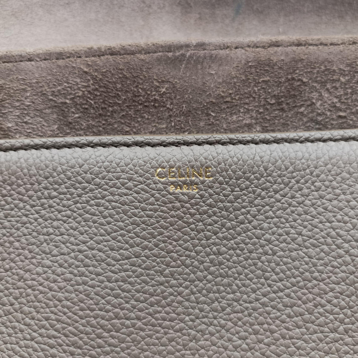 Vintage Celine Large 16 Tote Grey Leather  shoulderbag | stylenewstar