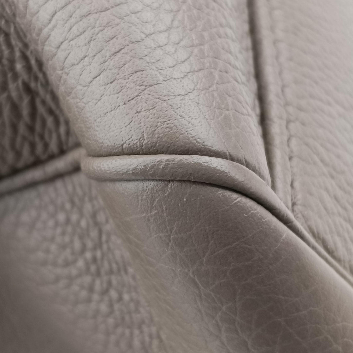Pre-owned Celine Large 16 Tote Grey Leather  shoulderbag | stylenewstar