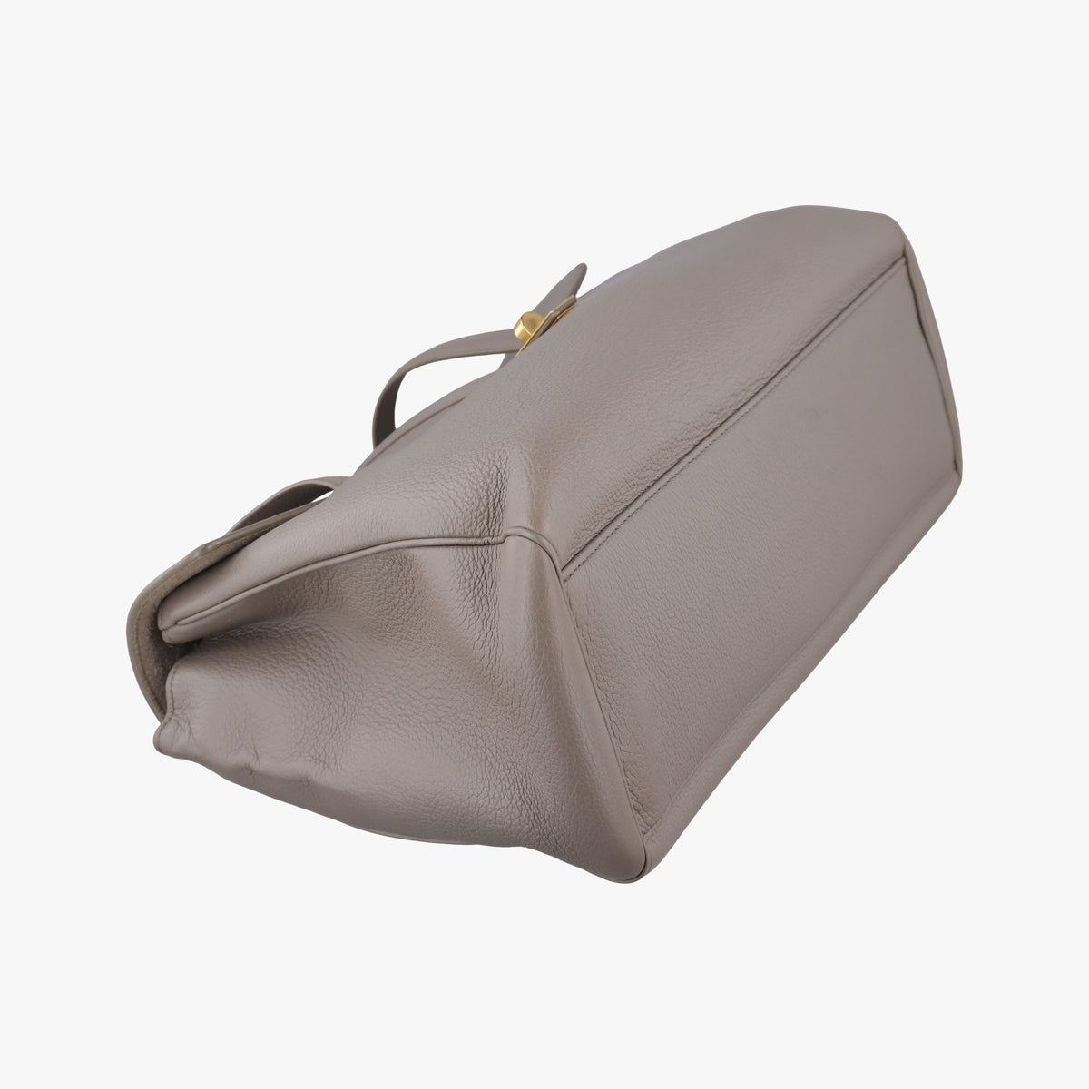 Pre-owned Celine Large 16 Tote Grey Leather  shoulderbag | stylenewstar