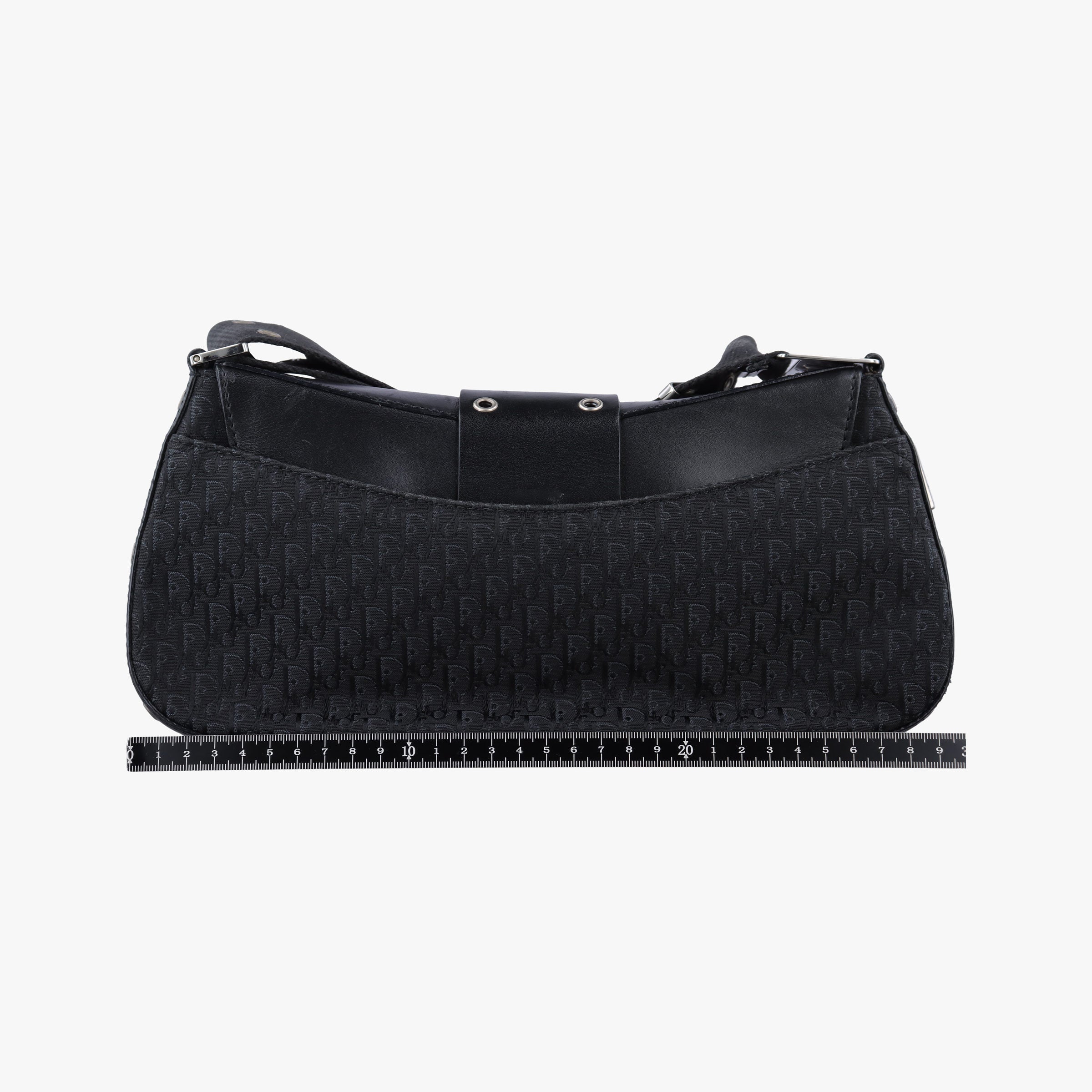Pre-owned Christian Dior Street Chic Columbus Black canvasxleather  shoulderbag | stylenewstar