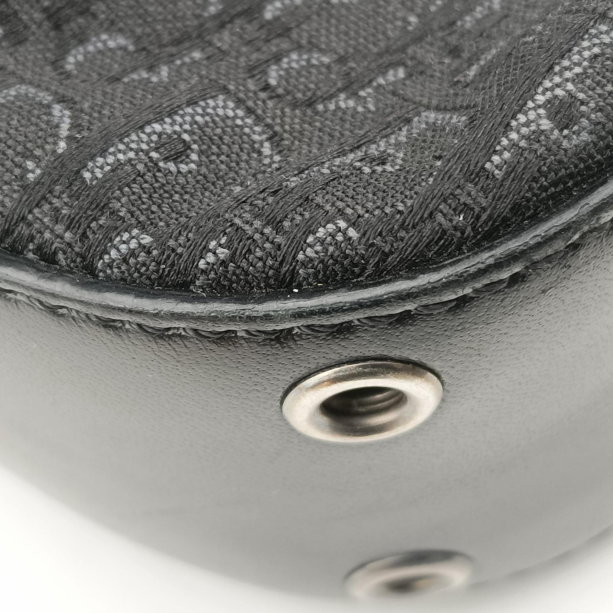 Pre-owned Christian Dior Street Chic Columbus Black canvasxleather  shoulderbag | stylenewstar