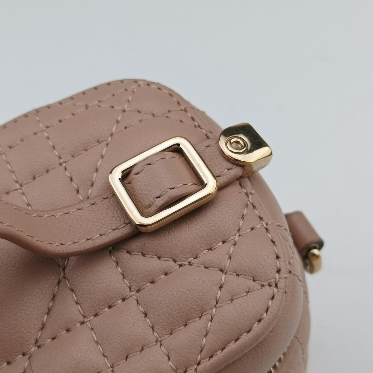 Secondhand Christian Dior Lady Dior micro vanity Pink lambskin  shoulderbag | stylenewstar