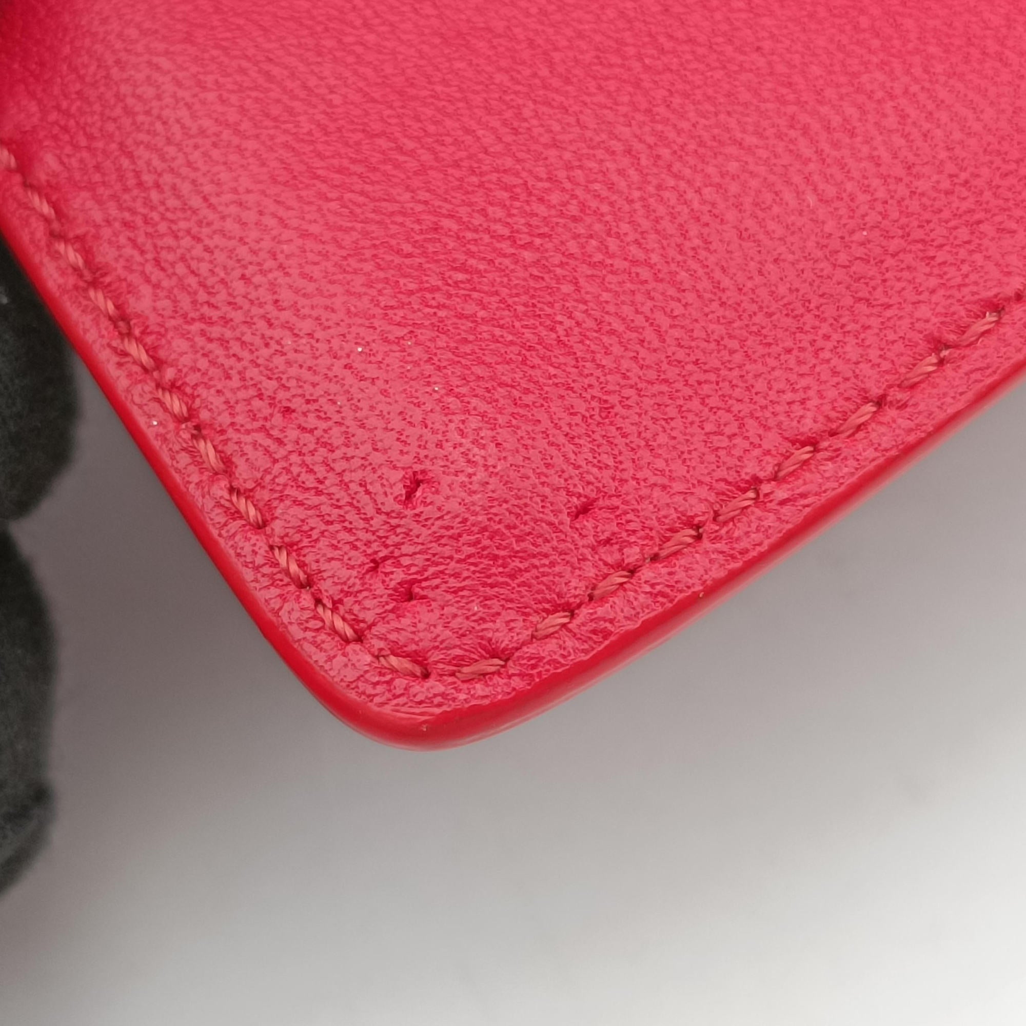 Secondhand Celine Small Besace 16 Red Leather  shoulderbag | stylenewstar