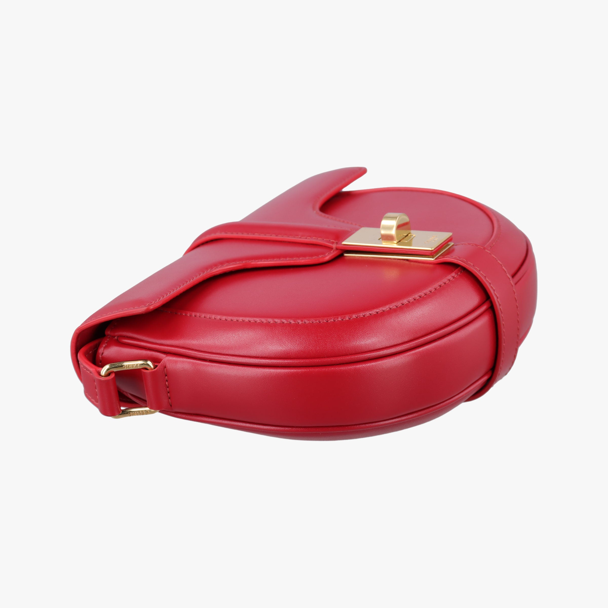 Secondhand Celine Small Besace 16 Red Leather  shoulderbag | stylenewstar