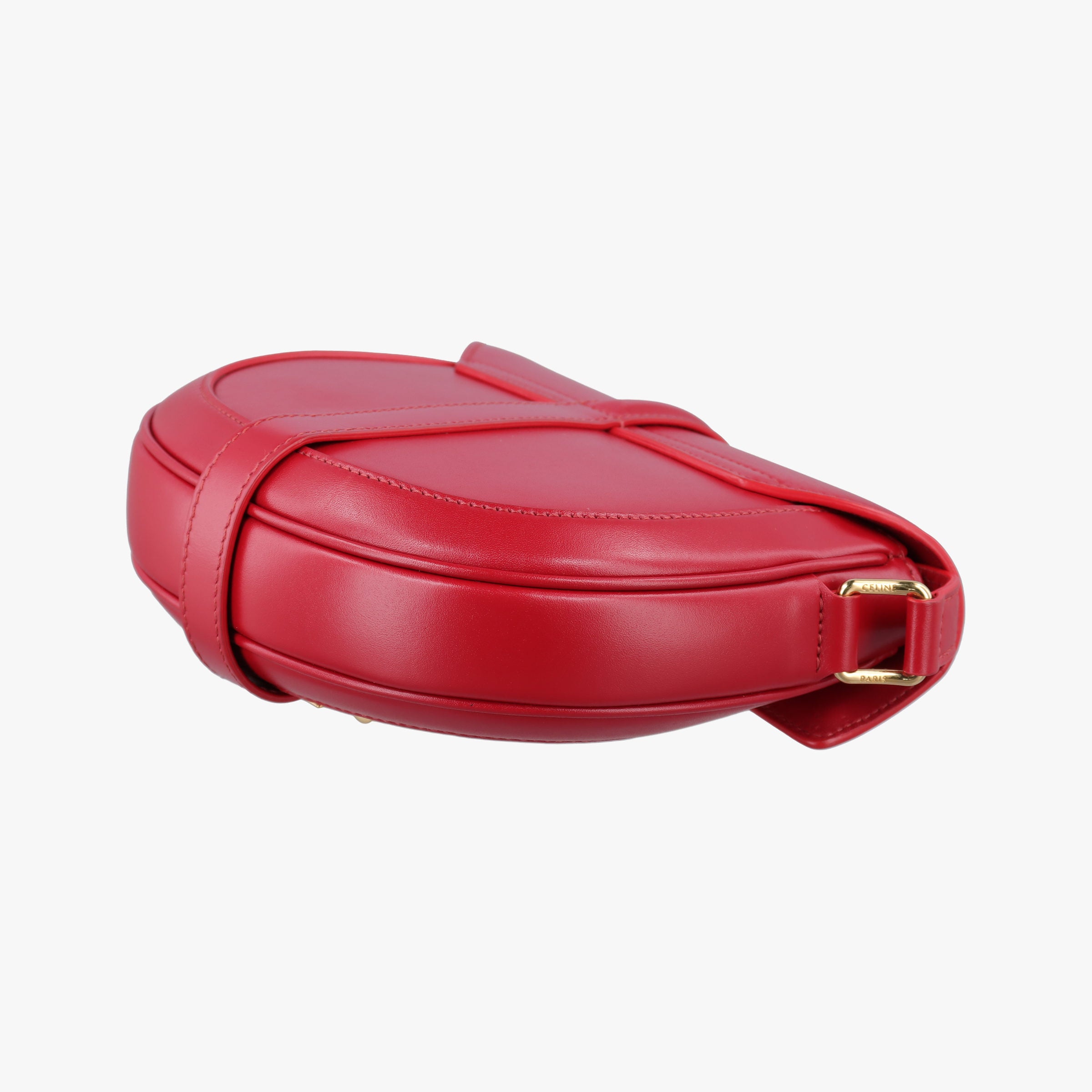 Secondhand Celine Small Besace 16 Red Leather  shoulderbag | stylenewstar