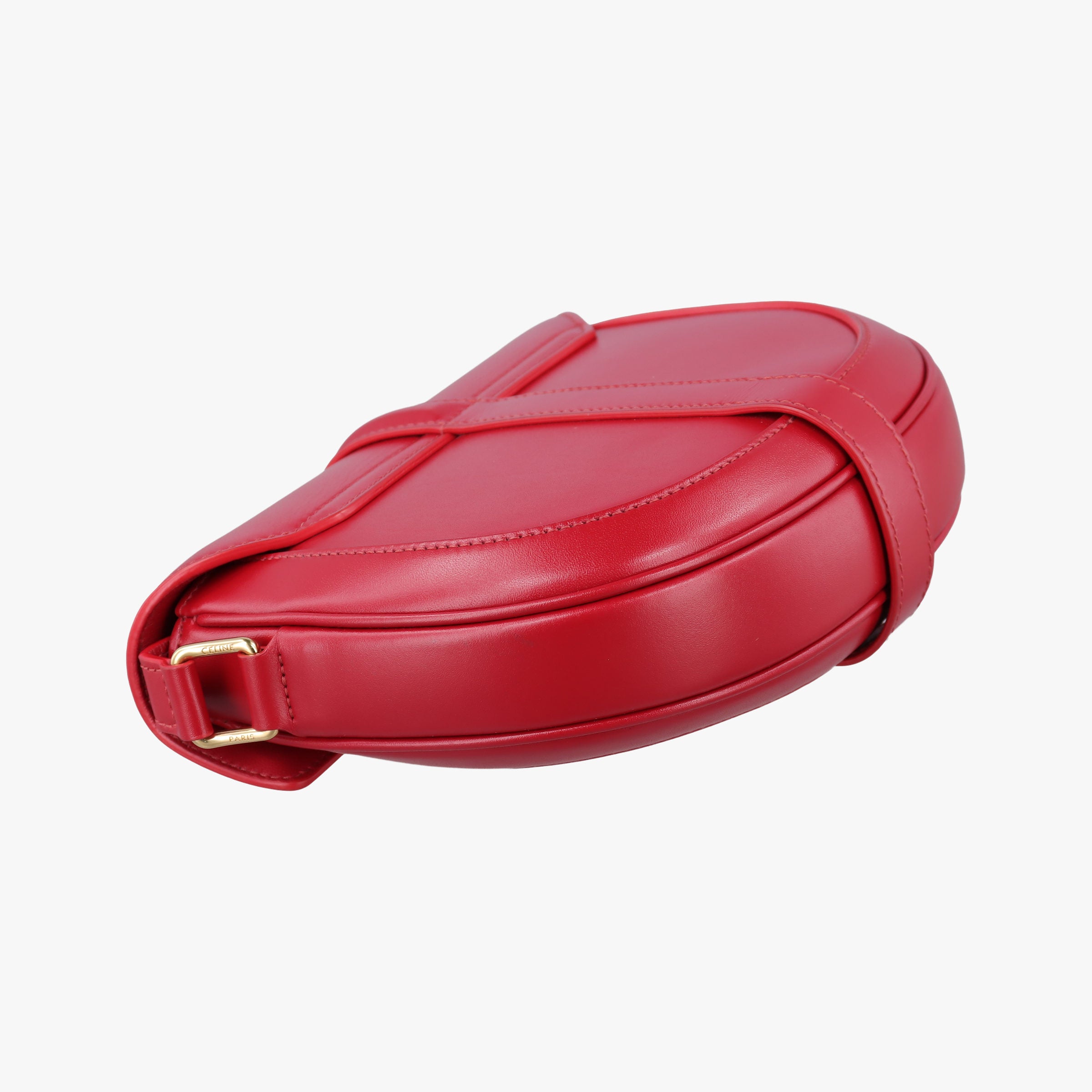 Secondhand Celine Small Besace 16 Red Leather  shoulderbag | stylenewstar