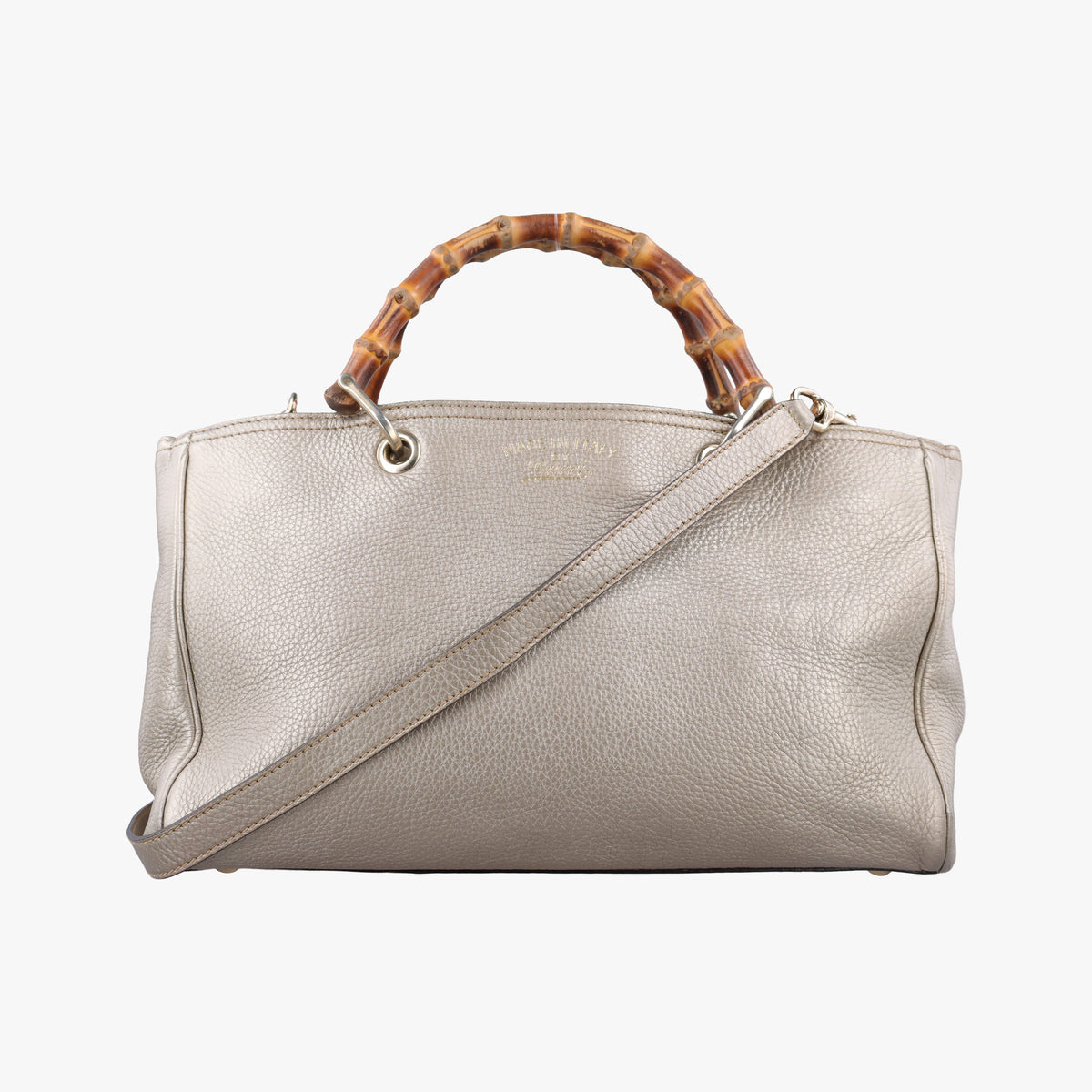 Vintage Gucci Bamboo Shopper Golden Leather 323660 shoulderbag | stylenewstar