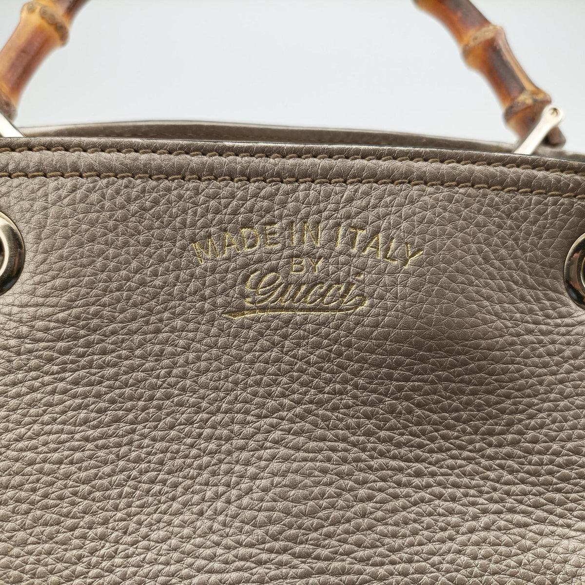 Vintage Gucci Bamboo Shopper Golden Leather 323660 shoulderbag | stylenewstar