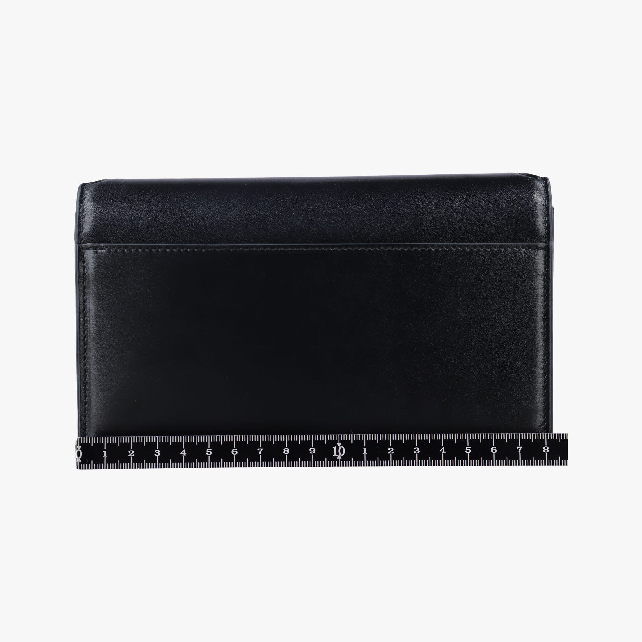 Pre-owned Yves Saint Laurent classic simple logo Black Leather 769162 shoulderbag | stylenewstar