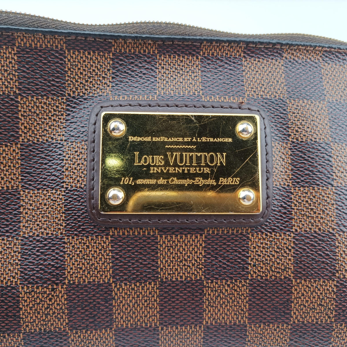 Vintage Louis Vuitton EVA EBENE Damier Canvas N55213 shoulderbag | stylenewstar