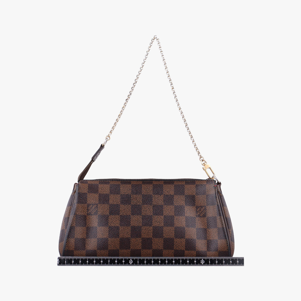 Pre-owned Louis Vuitton EVA EBENE Damier Canvas N55213 shoulderbag | stylenewstar