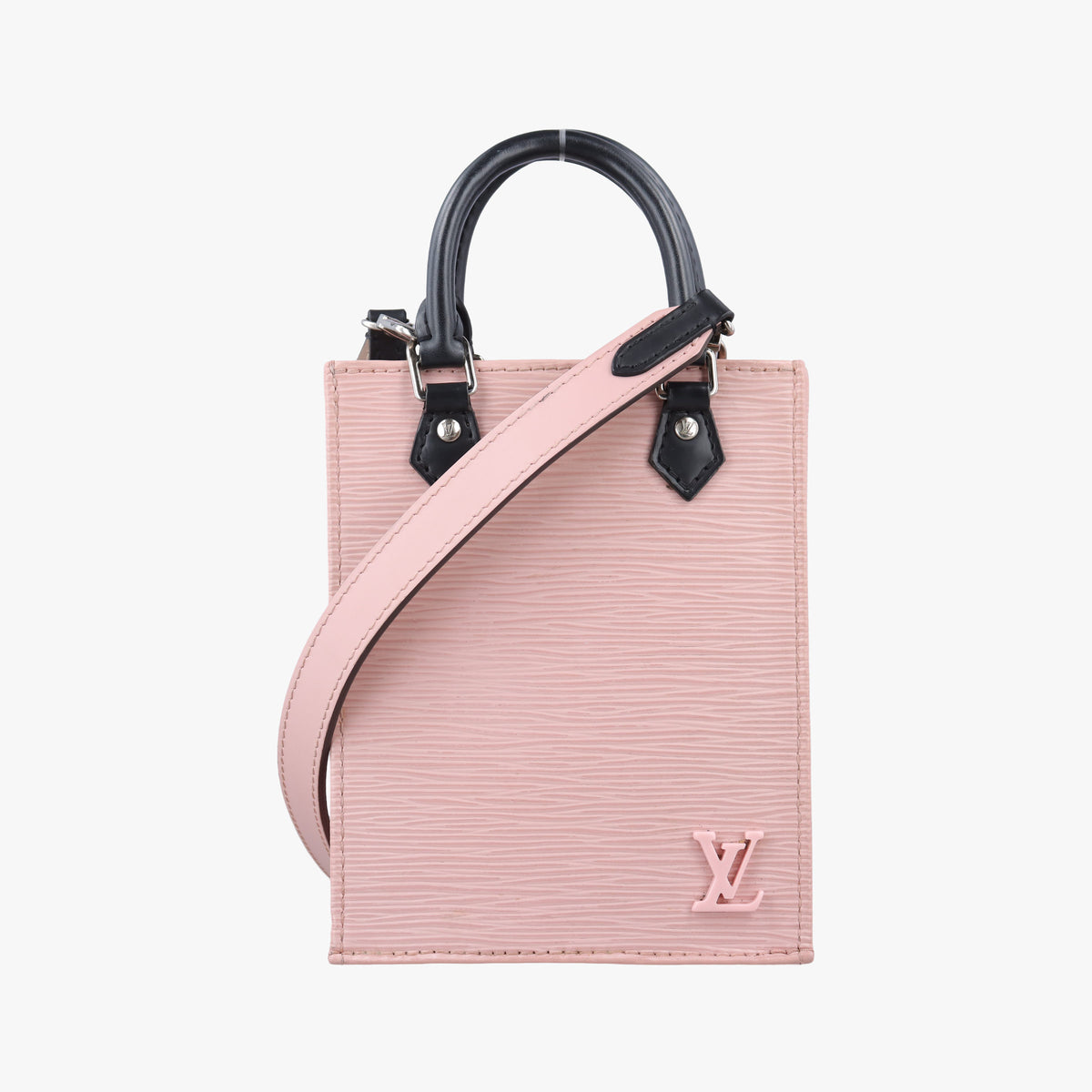 Pre-owned Louis Vuitton Petit Sac Plat ROSE BALLERIN Epi M69575 shoulderbag | stylenewstar