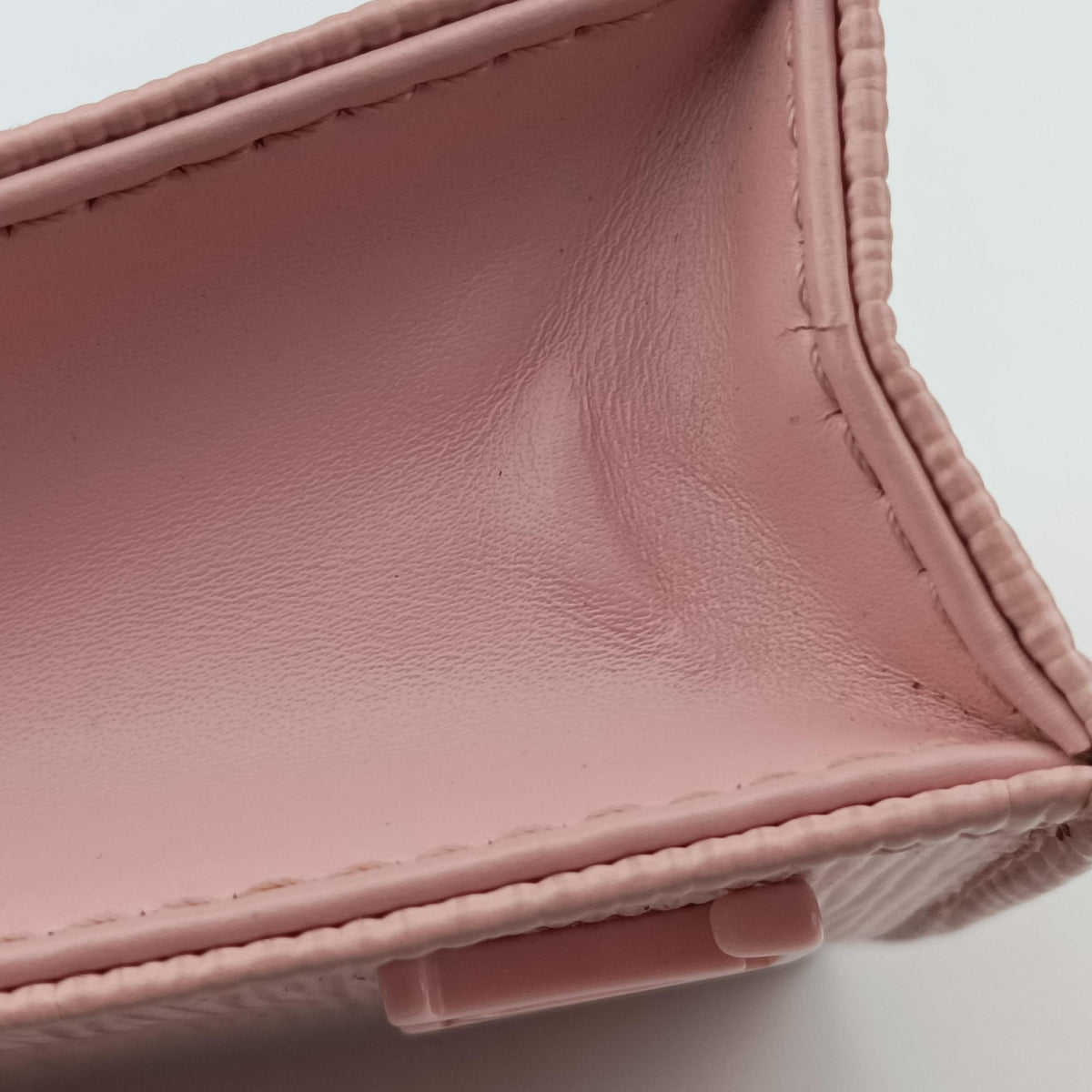 Pre-owned Louis Vuitton Petit Sac Plat ROSE BALLERIN Epi M69575 shoulderbag | stylenewstar