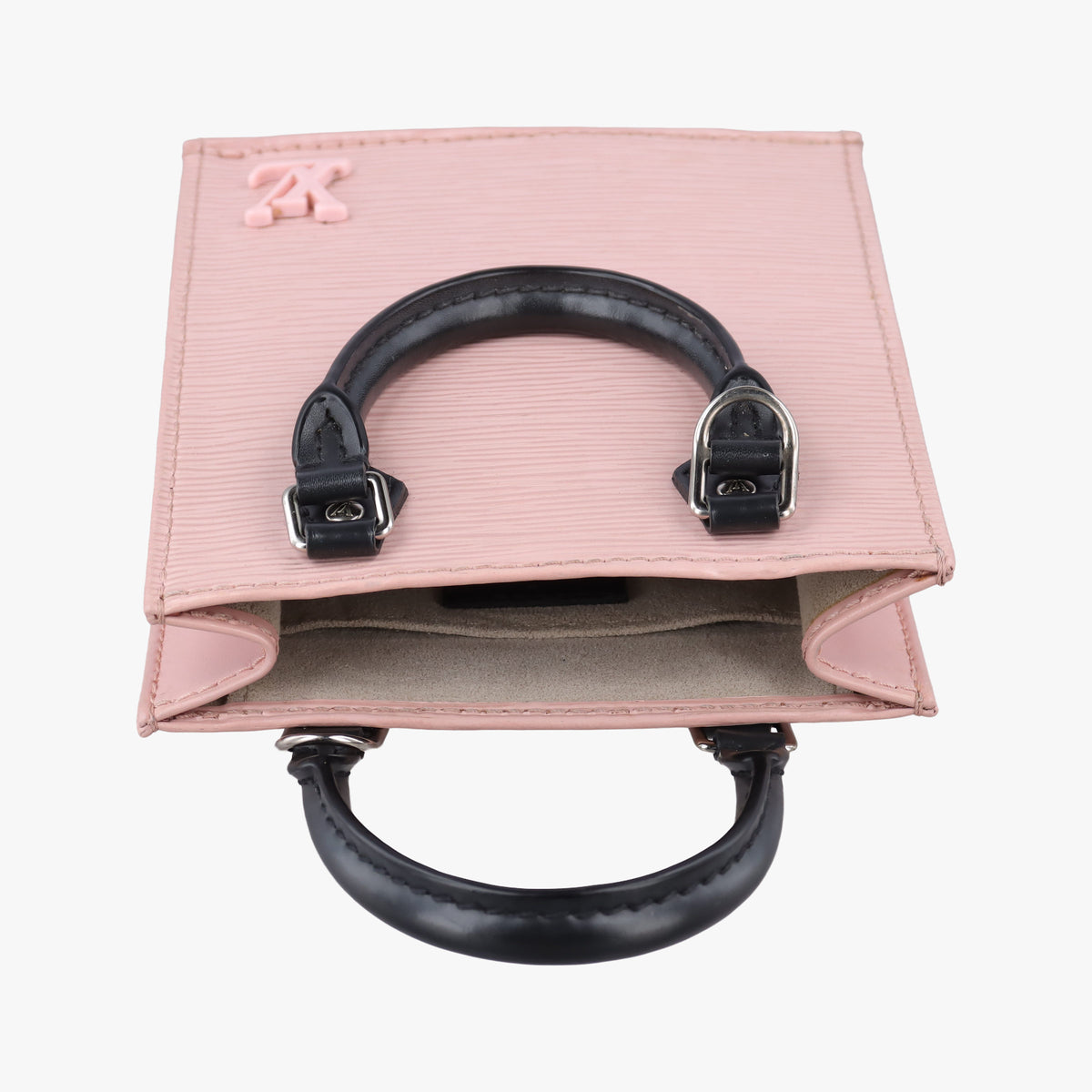Pre-owned Louis Vuitton Petit Sac Plat ROSE BALLERIN Epi M69575 shoulderbag | stylenewstar