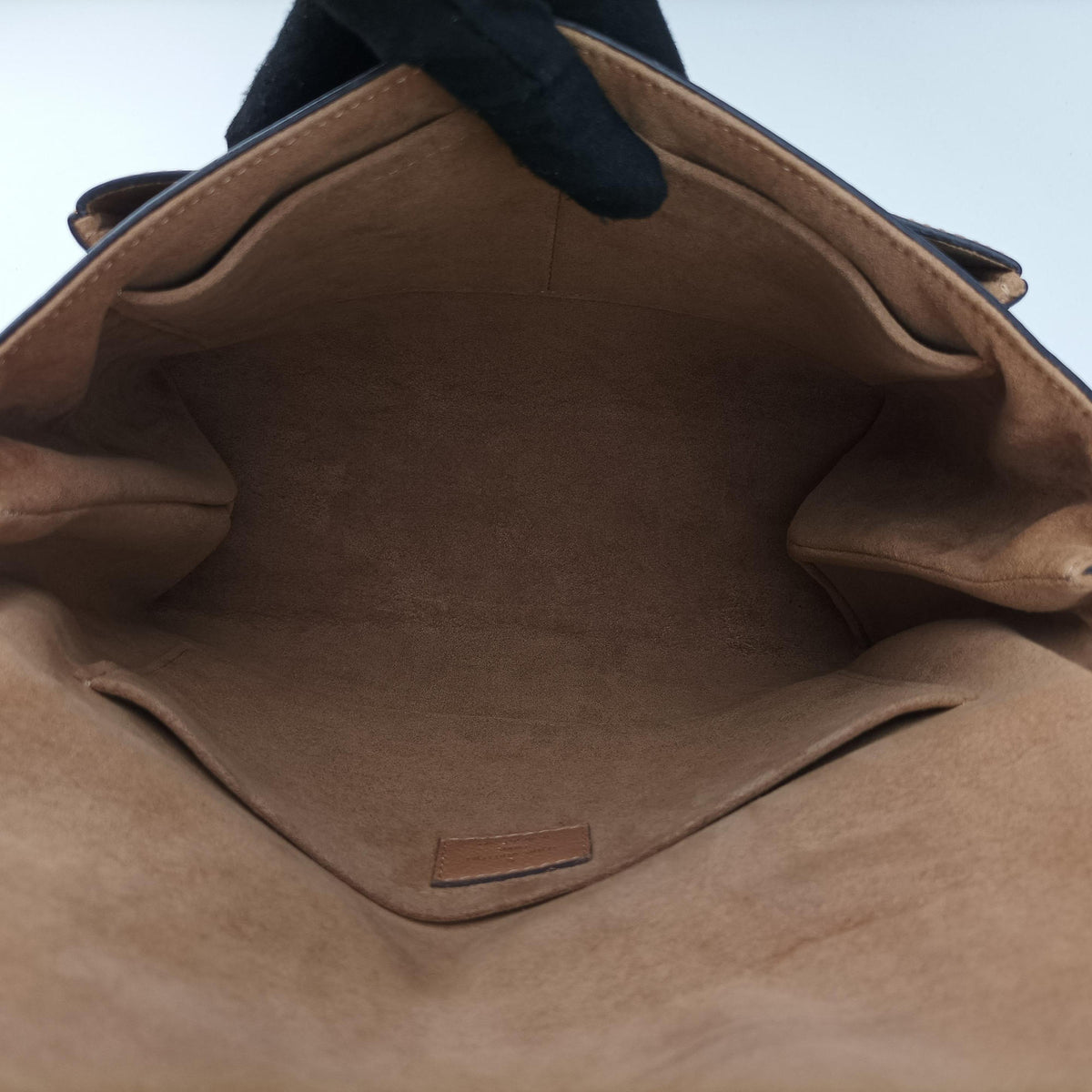 Pre-owned Louis Vuitton MARIGNAN brown×SESAME Monogram Canvas×calf leather M44544 shoulderbag | stylenewstar