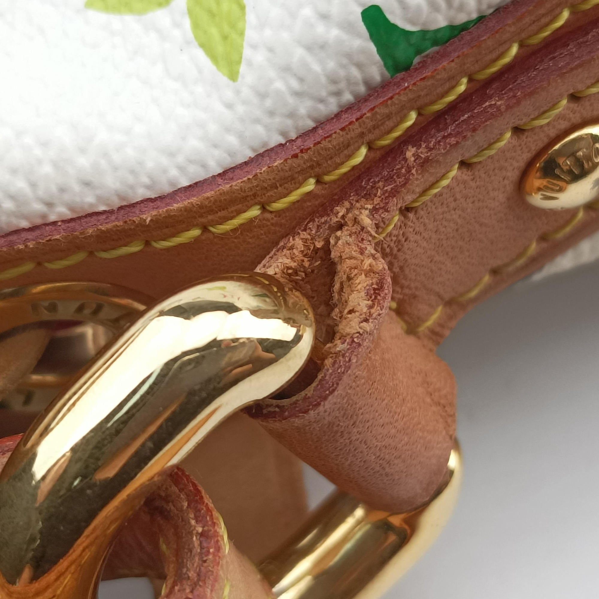 Vintage Louis Vuitton Petit Noe white Monogram Multicolor M42229 shoulderbag | stylenewstar