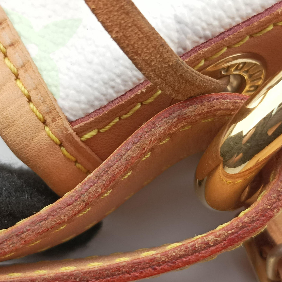 Vintage Louis Vuitton Petit Noe white Monogram Multicolor M42229 shoulderbag | stylenewstar
