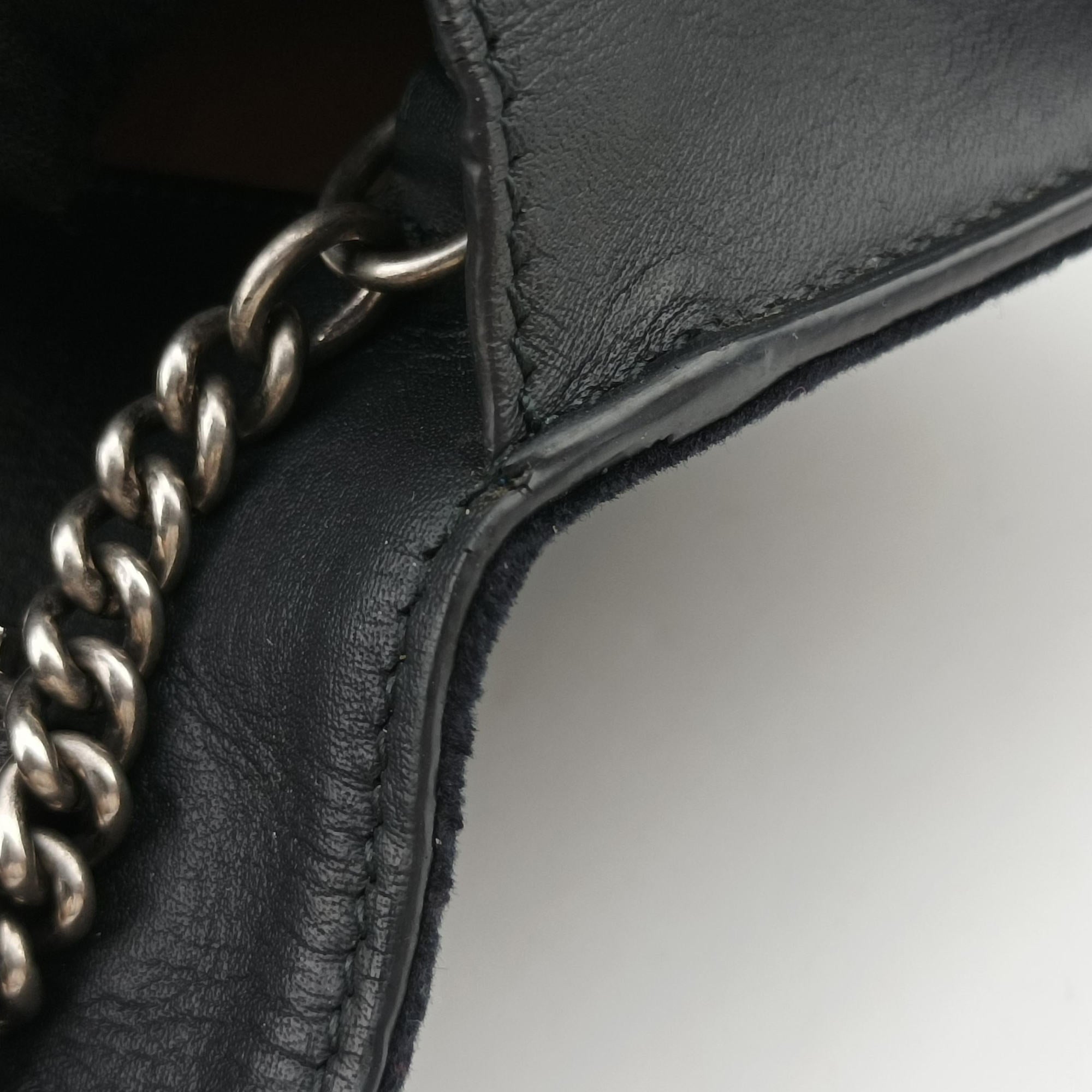 Secondhand Gucci Dionysus Black velour×Leather 476432 shoulderbag | stylenewstar