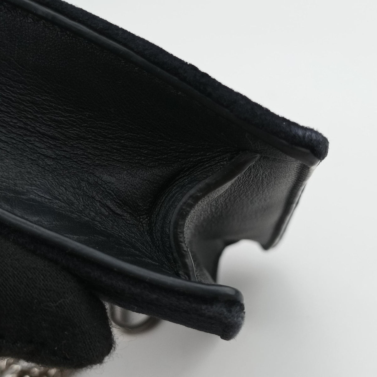 Secondhand Gucci Dionysus Black velour×Leather 476432 shoulderbag | stylenewstar