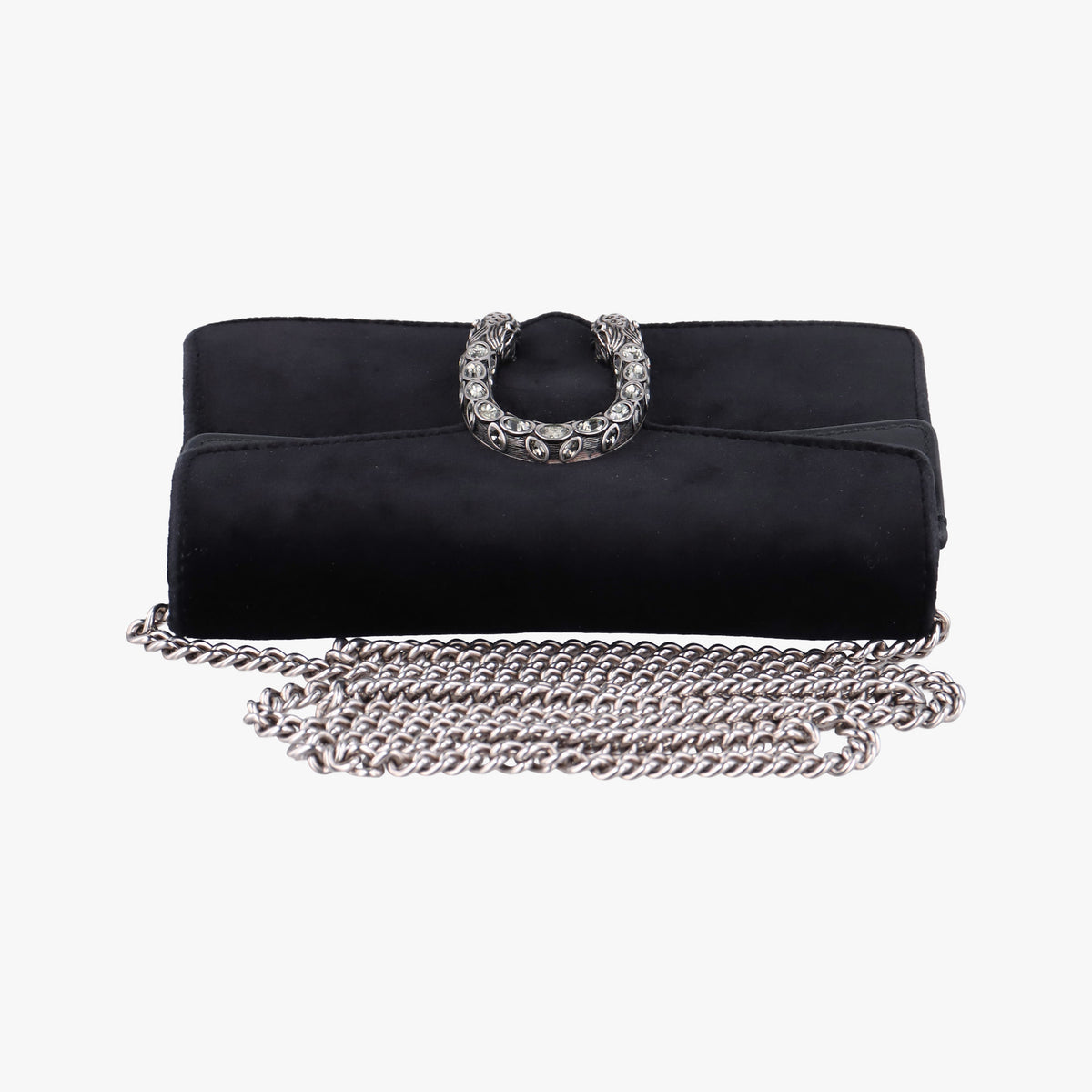 Secondhand Gucci Dionysus Black velour×Leather 476432 shoulderbag | stylenewstar