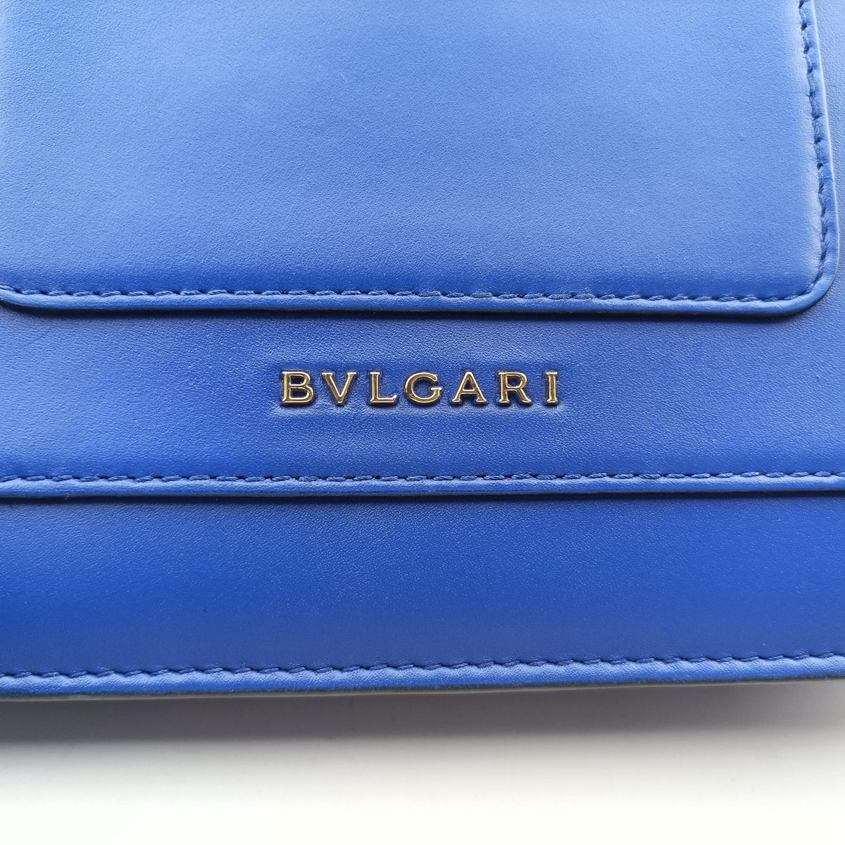 Pre-owned Bvlgari SERPENTI FOREVER Blue leather  shoulderbag | stylenewstar