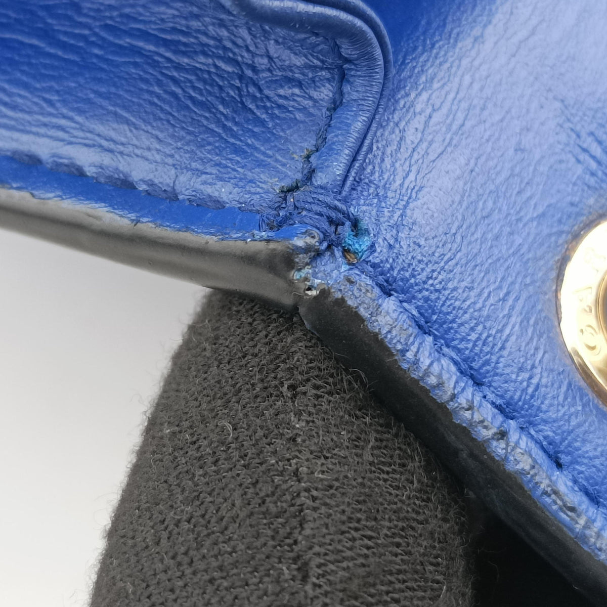 Pre-owned Bvlgari SERPENTI FOREVER Blue leather  shoulderbag | stylenewstar