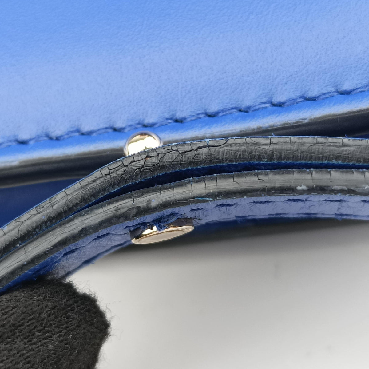 Pre-owned Bvlgari SERPENTI FOREVER Blue leather  shoulderbag | stylenewstar