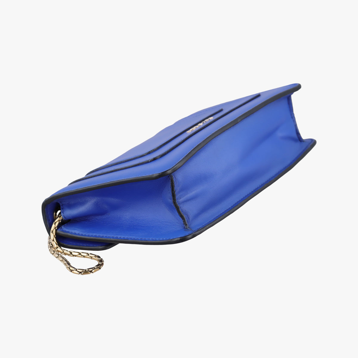 Pre-owned Bvlgari SERPENTI FOREVER Blue leather  shoulderbag | stylenewstar