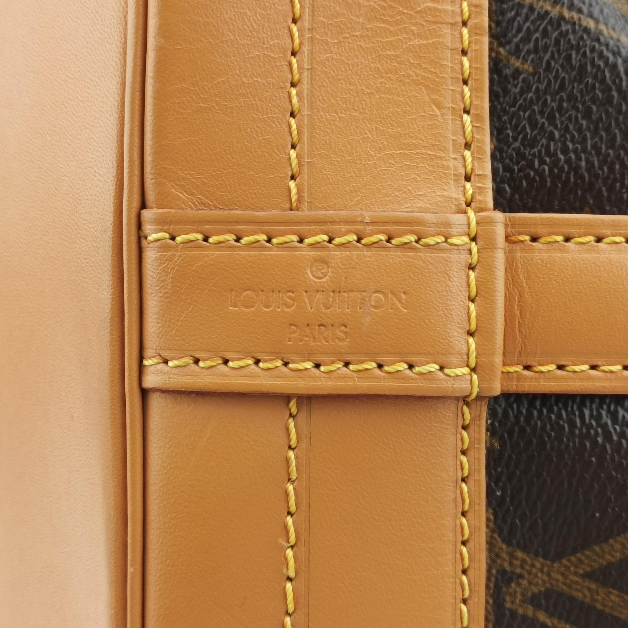 Pre-owned Louis Vuitton Noe Brown Monogram Canvas M42224 shoulderbag | stylenewstar