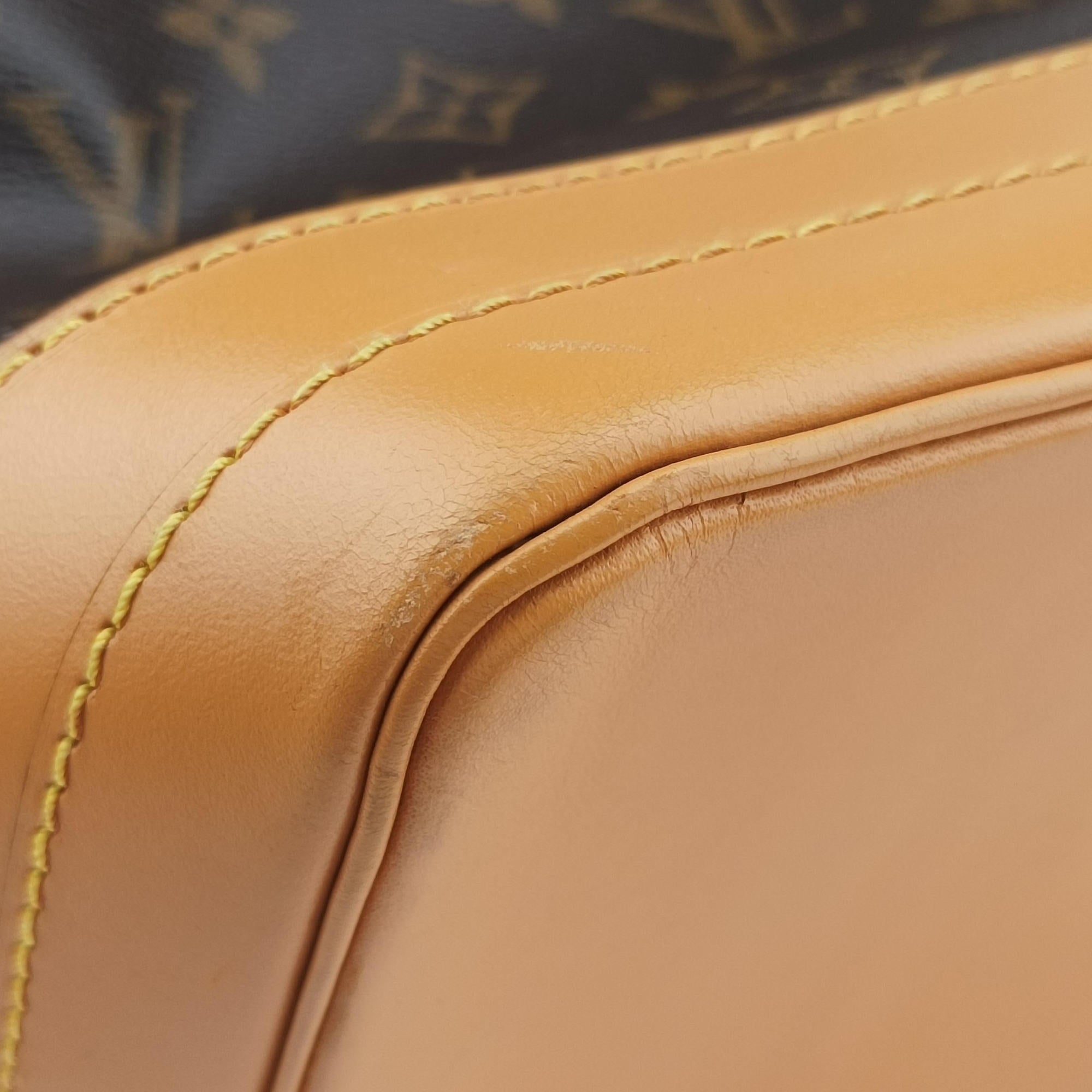 Pre-owned Louis Vuitton Noe Brown Monogram Canvas M42224 shoulderbag | stylenewstar
