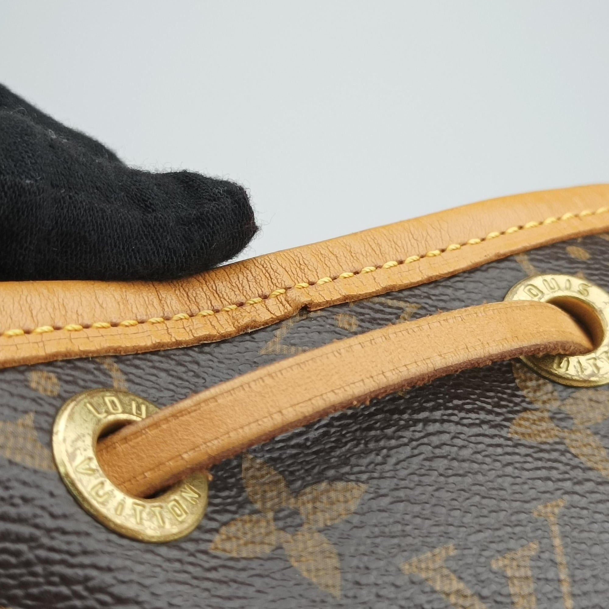 Pre-owned Louis Vuitton Noe Brown Monogram Canvas M42224 shoulderbag | stylenewstar