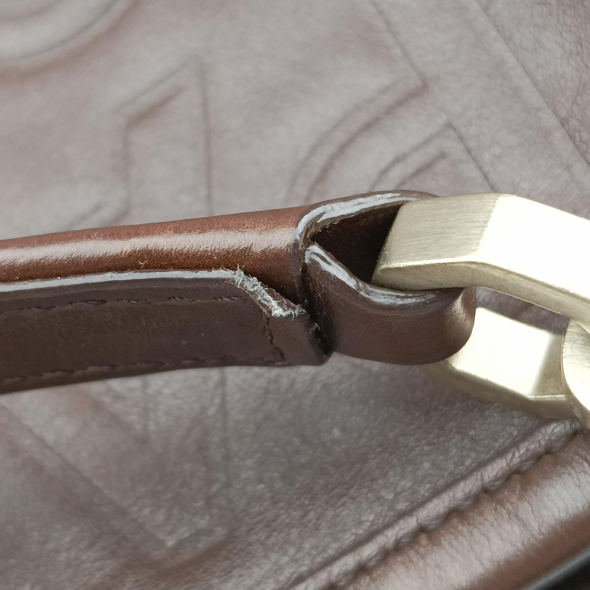 Pre-owned Louis Vuitton Whisper Moka Monogram Paris Souple Leather M95828 shoulderbag | stylenewstar