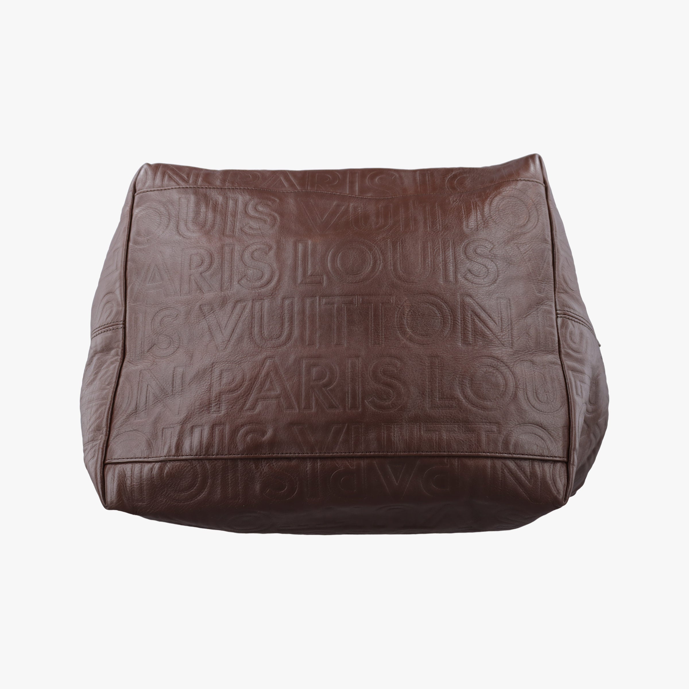 Pre-owned Louis Vuitton Whisper Moka Monogram Paris Souple Leather M95828 shoulderbag | stylenewstar