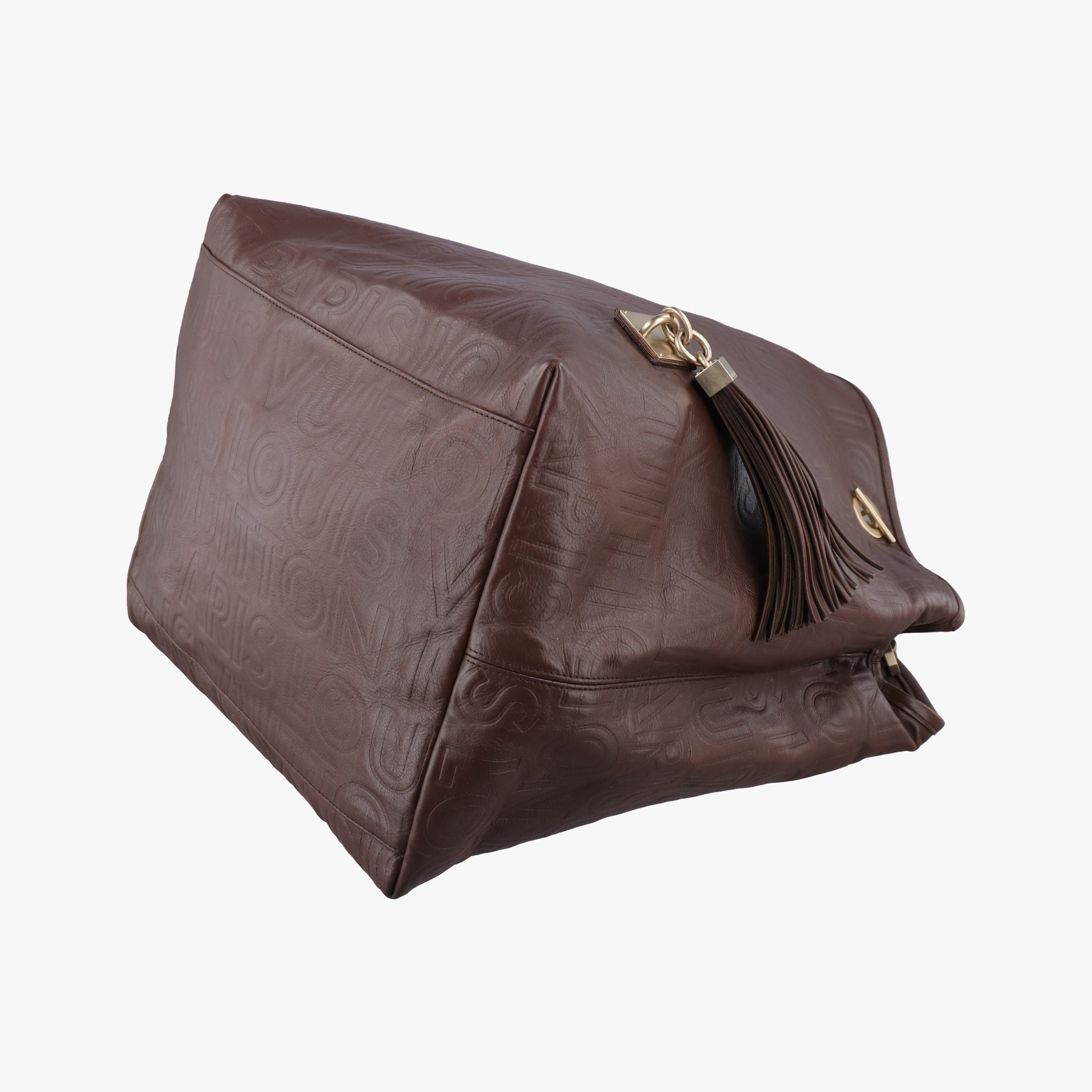 Pre-owned Louis Vuitton Whisper Moka Monogram Paris Souple Leather M95828 shoulderbag | stylenewstar