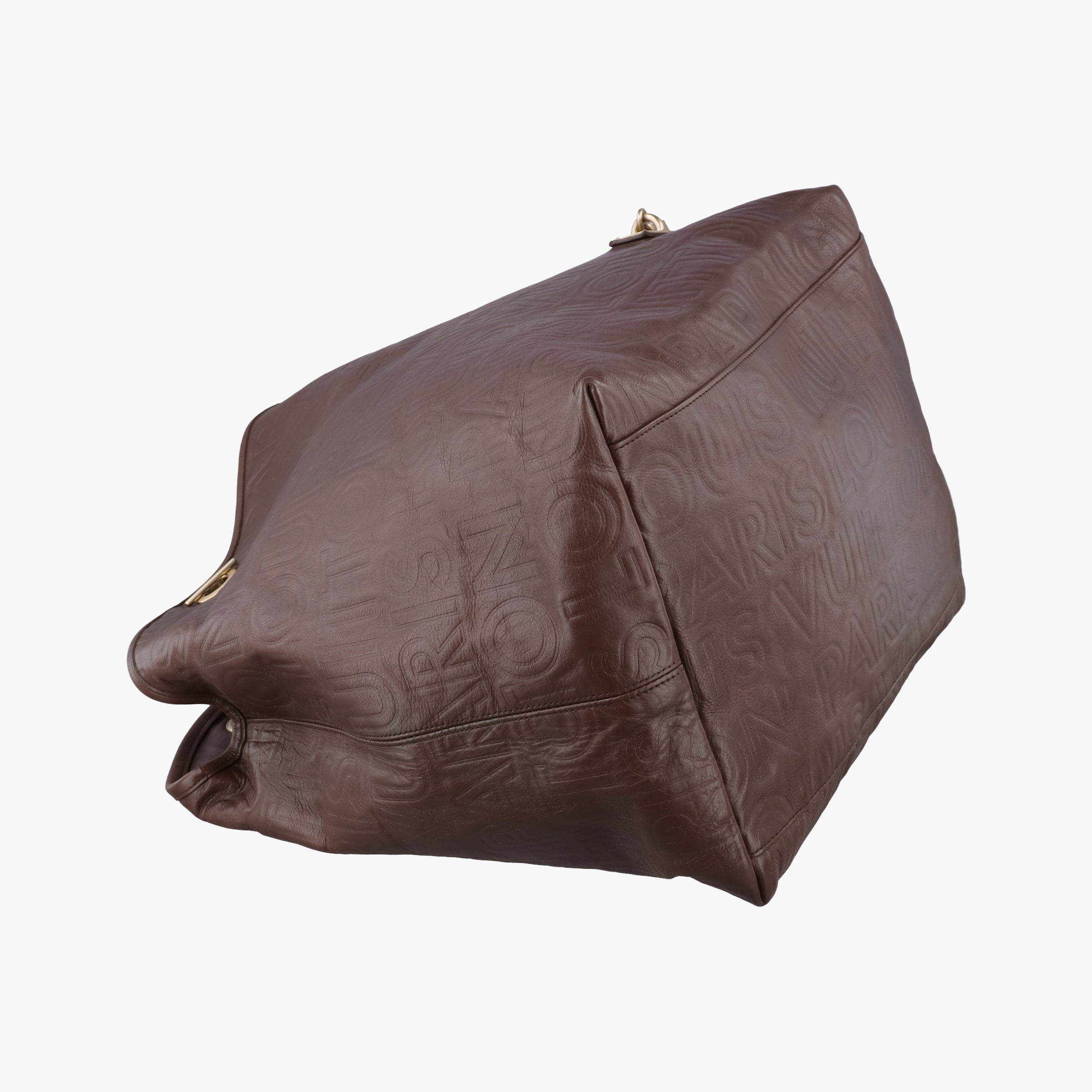 Pre-owned Louis Vuitton Whisper Moka Monogram Paris Souple Leather M95828 shoulderbag | stylenewstar