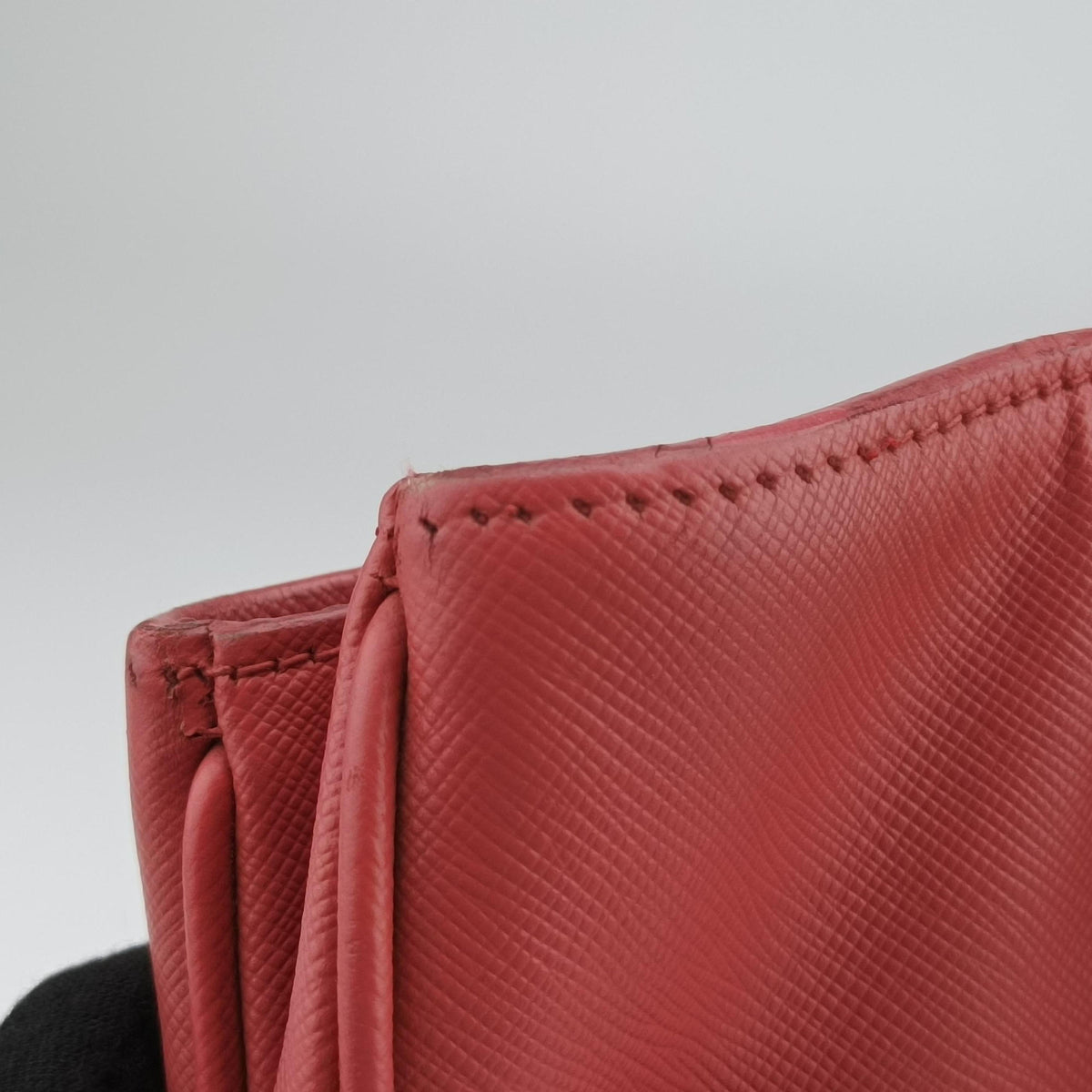 Pre-owned Prada Galleria Pink SAFFIANO Leather BN1786 shoulderbag | stylenewstar