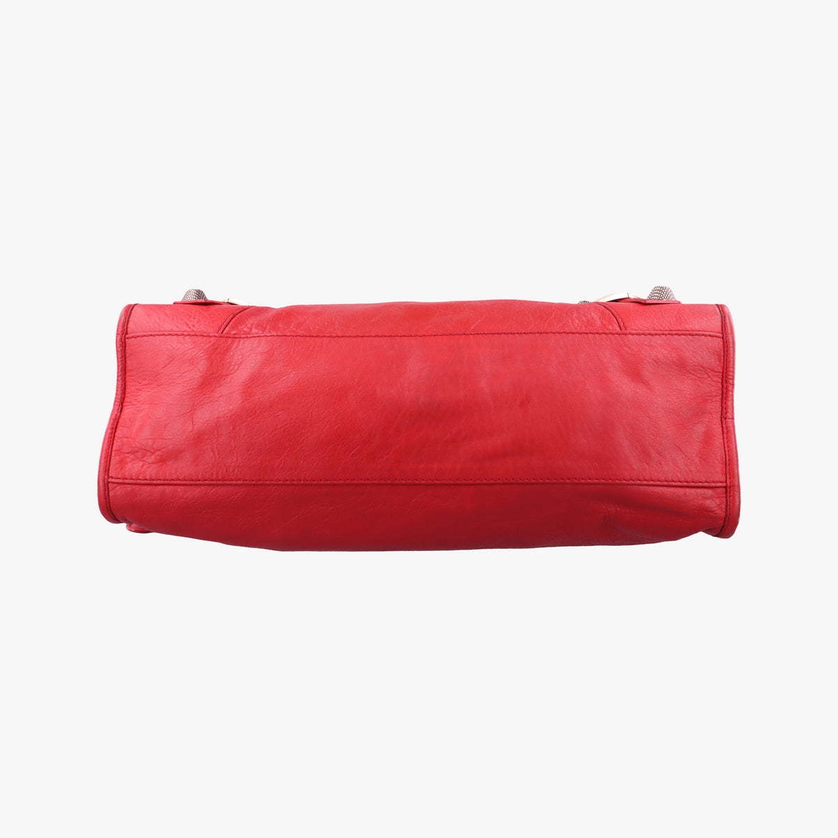 Pre-owned Balenciaga Giant City Red lambskin  shoulderbag | stylenewstar