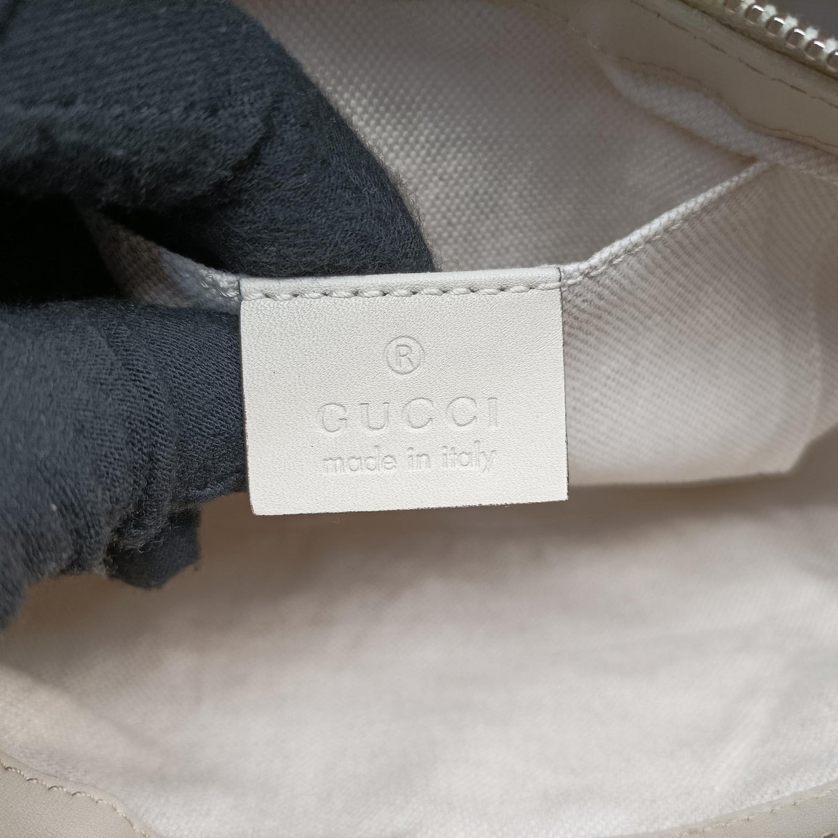 Secondhand Gucci Guccissima Mayfair Beige×Multicolour canvas×leather 269893 handbag | stylenewstar