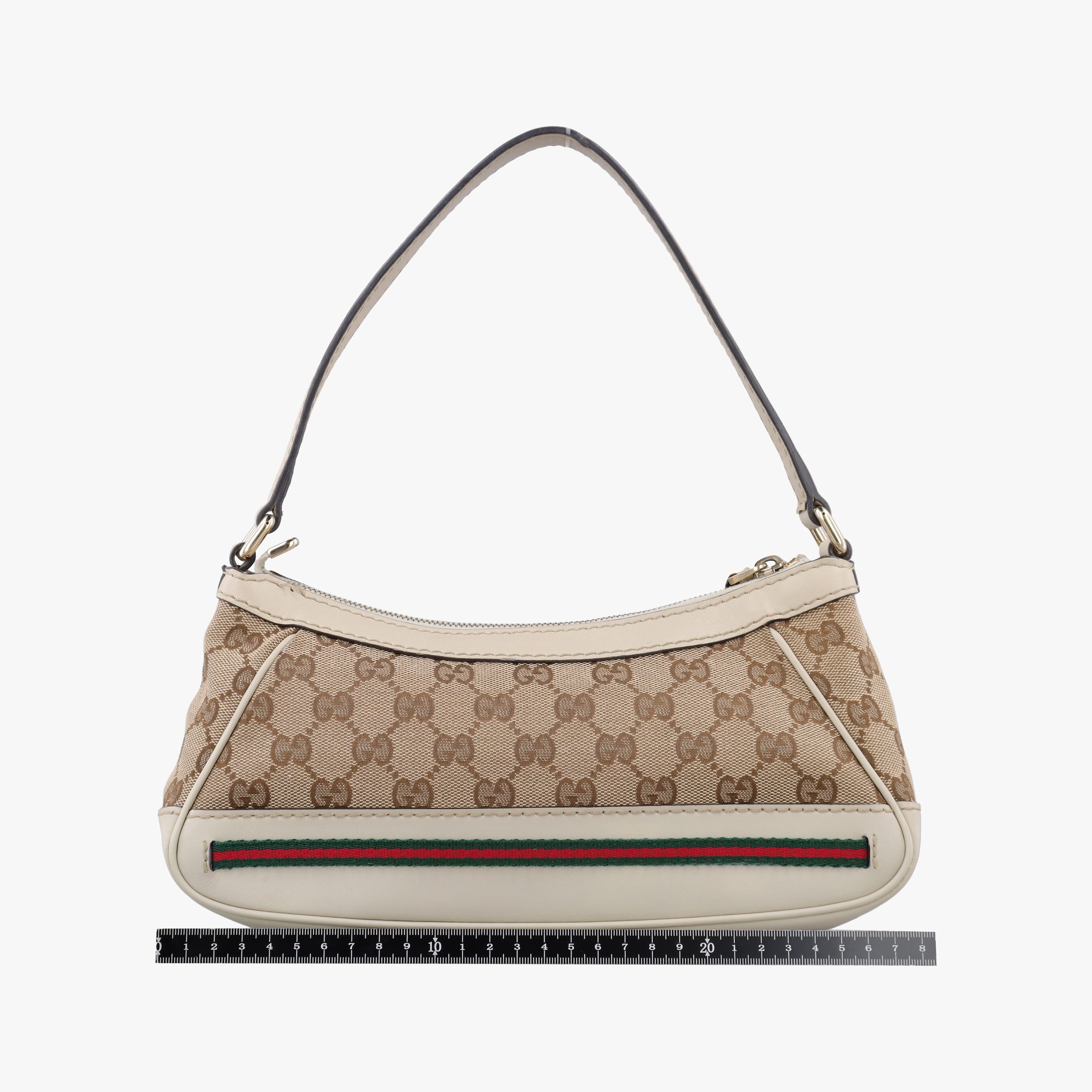 Secondhand Gucci Guccissima Mayfair Beige×Multicolour canvas×leather 269893 handbag | stylenewstar